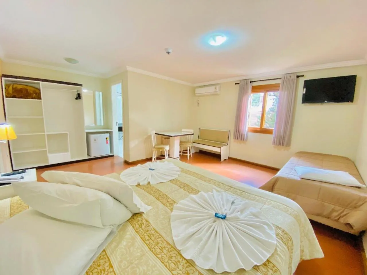 Bed in Zermatt Hotel