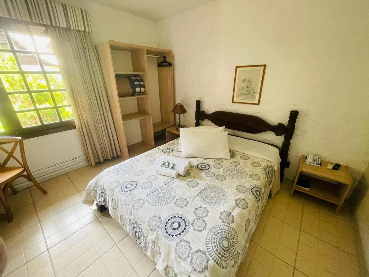 Bed in Zermatt Hotel