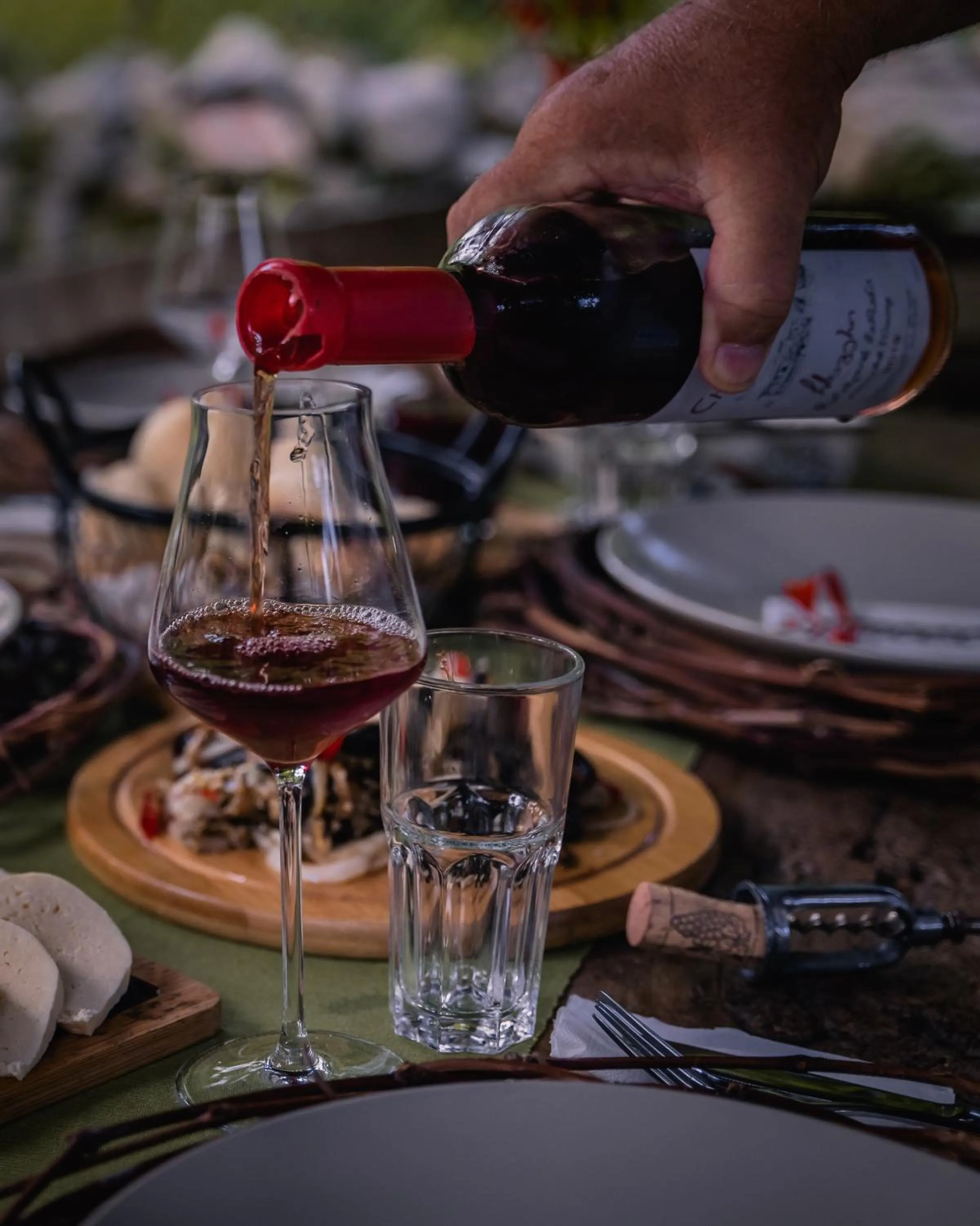 Food and drinks in Menabde Winery