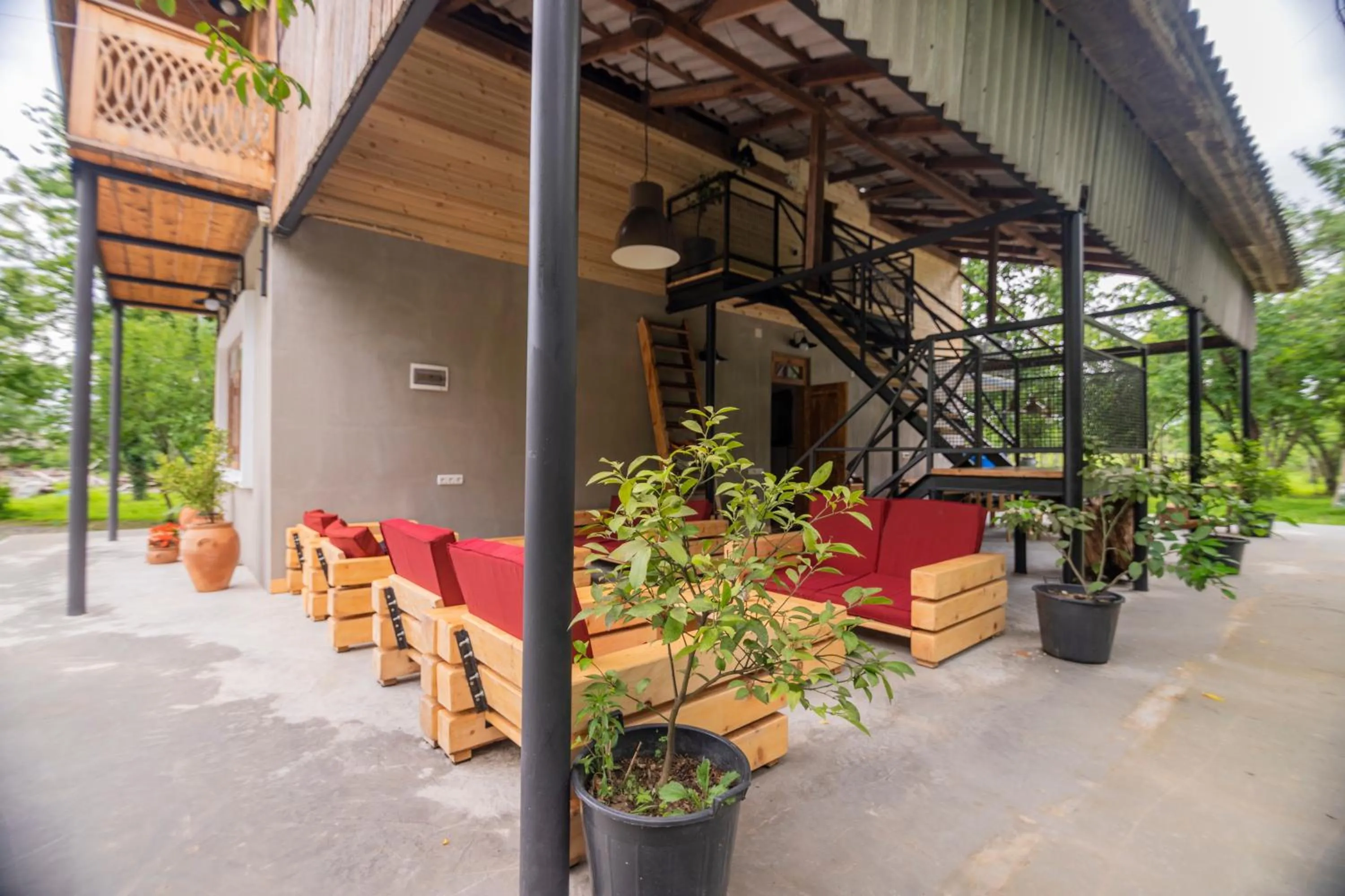 Balcony/Terrace in Menabde Winery