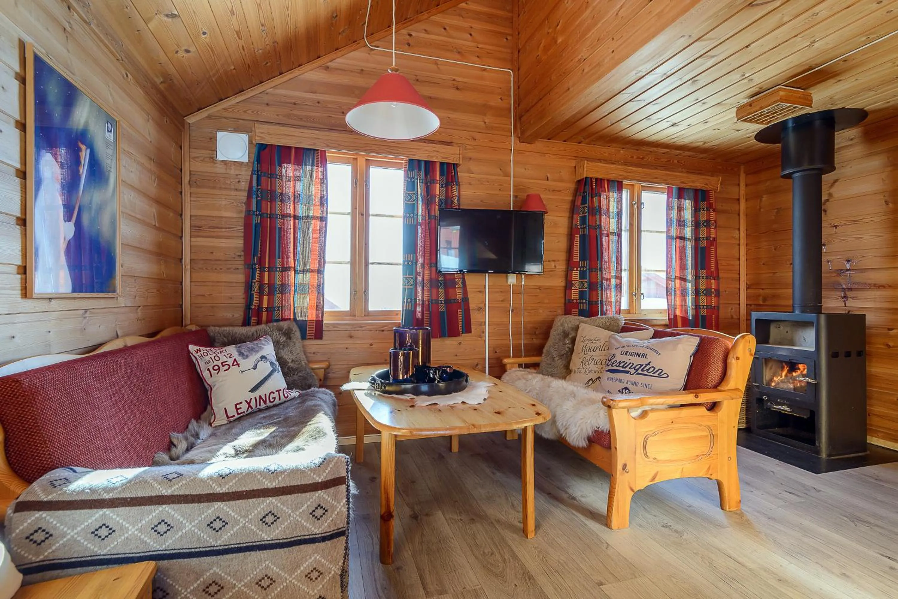 Living room in Nordseter Hytter