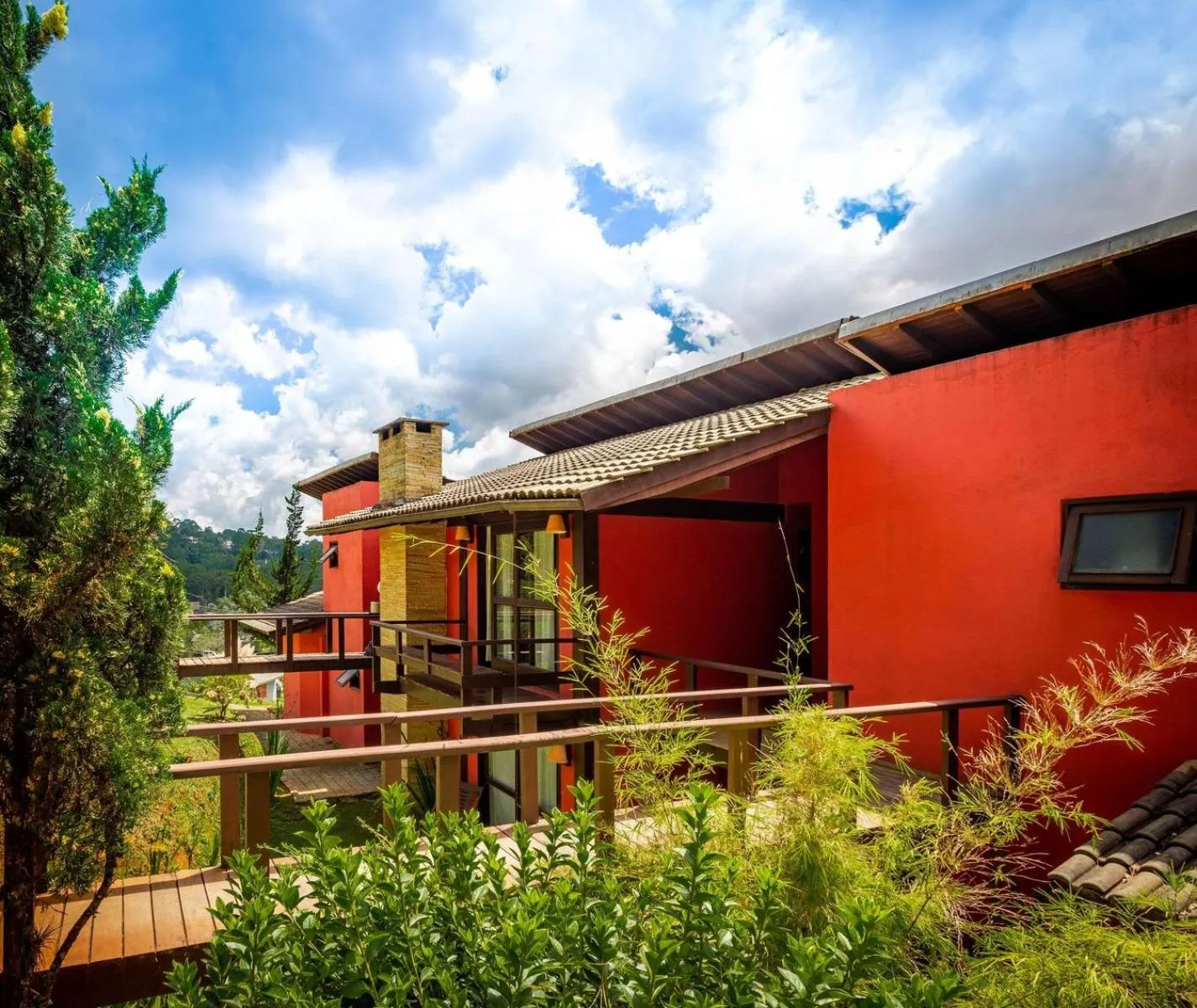 Garden view in Pousada Jardim das Montanhas