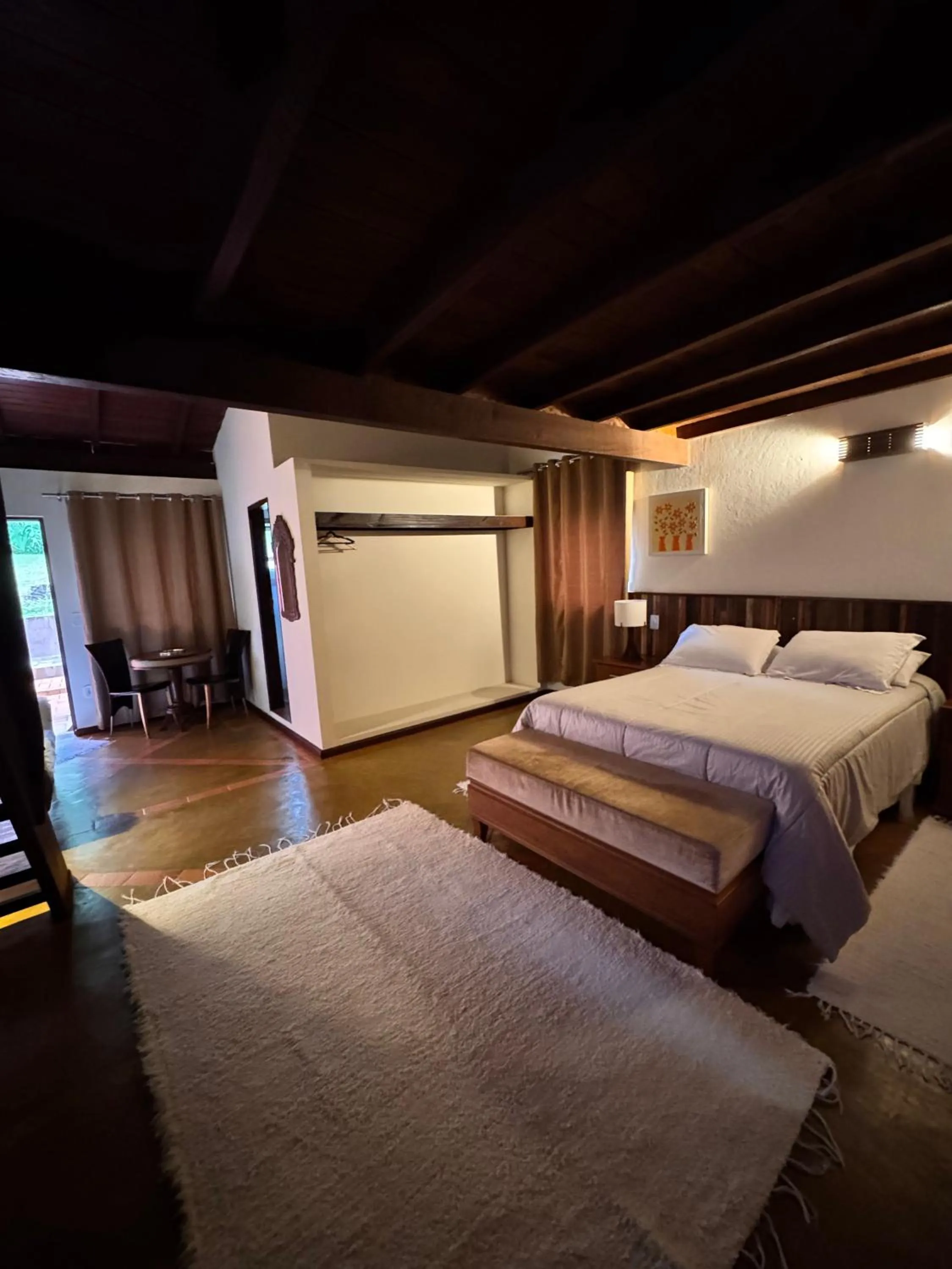 Bedroom, Bed in Pousada Jardim das Montanhas