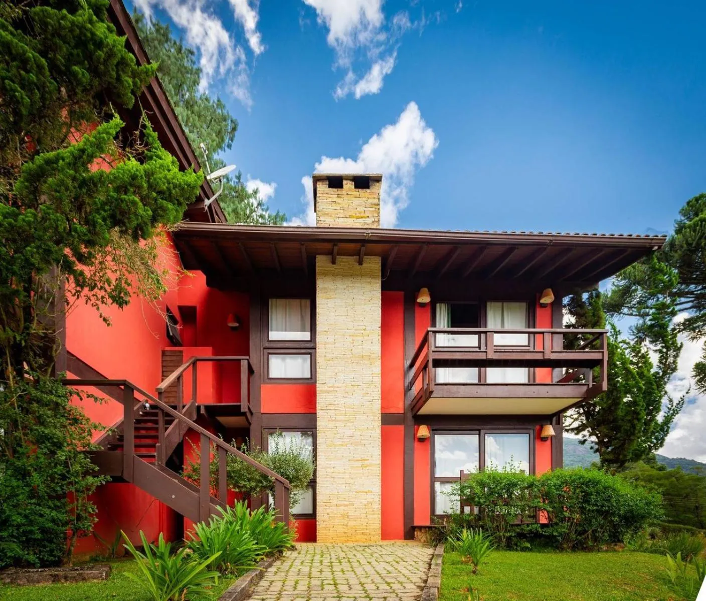 Property building in Pousada Jardim das Montanhas