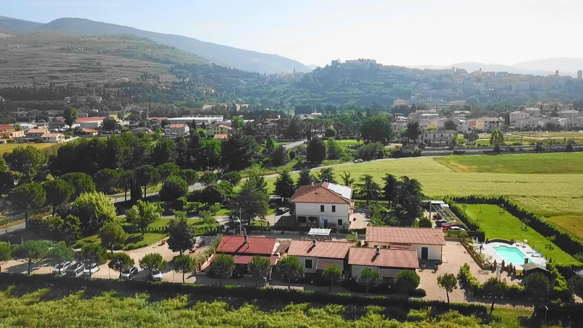 Bird's eye view in Residence Terra Dei Santi Country House