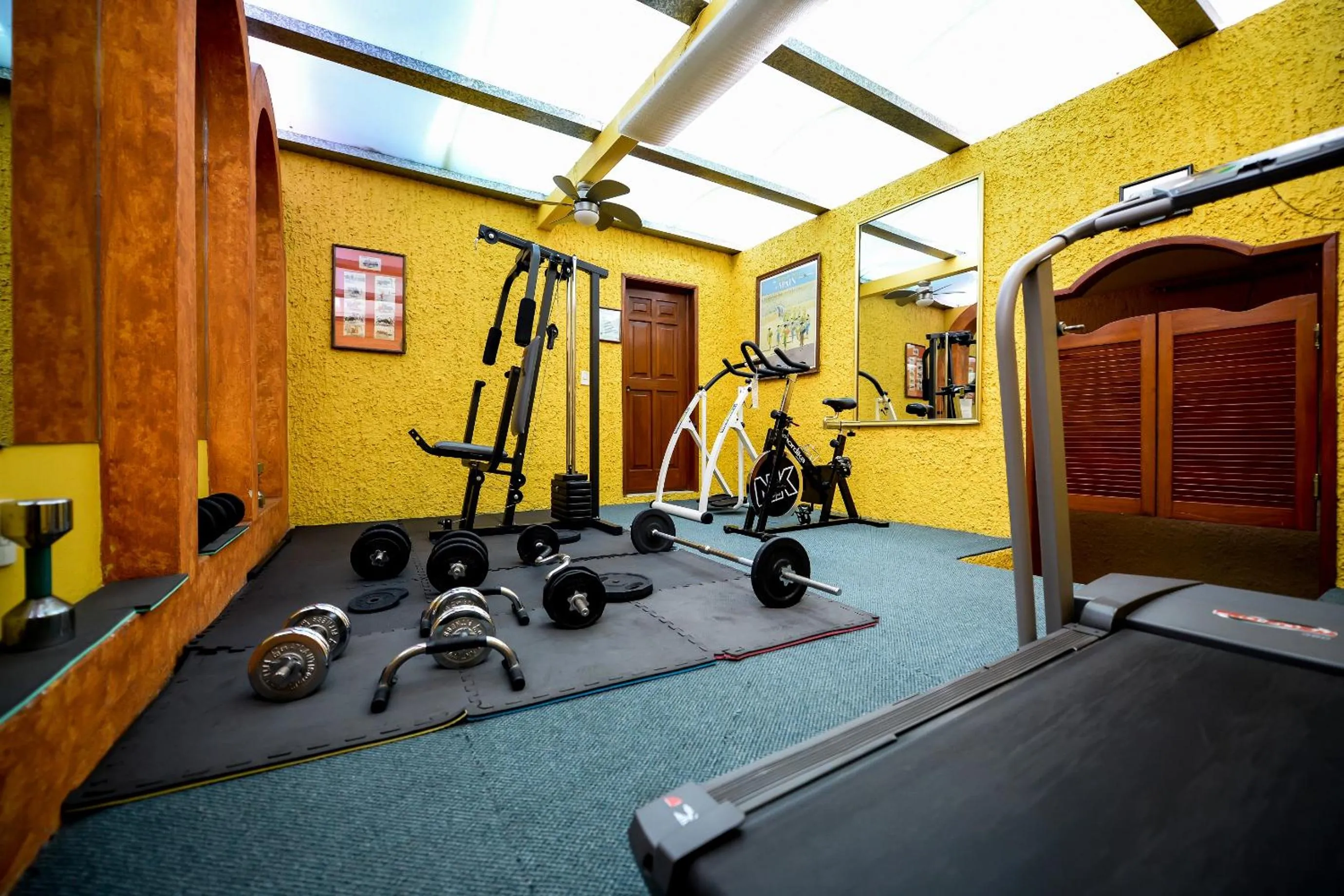 Fitness centre/facilities in Hotel La Mansion del Sol