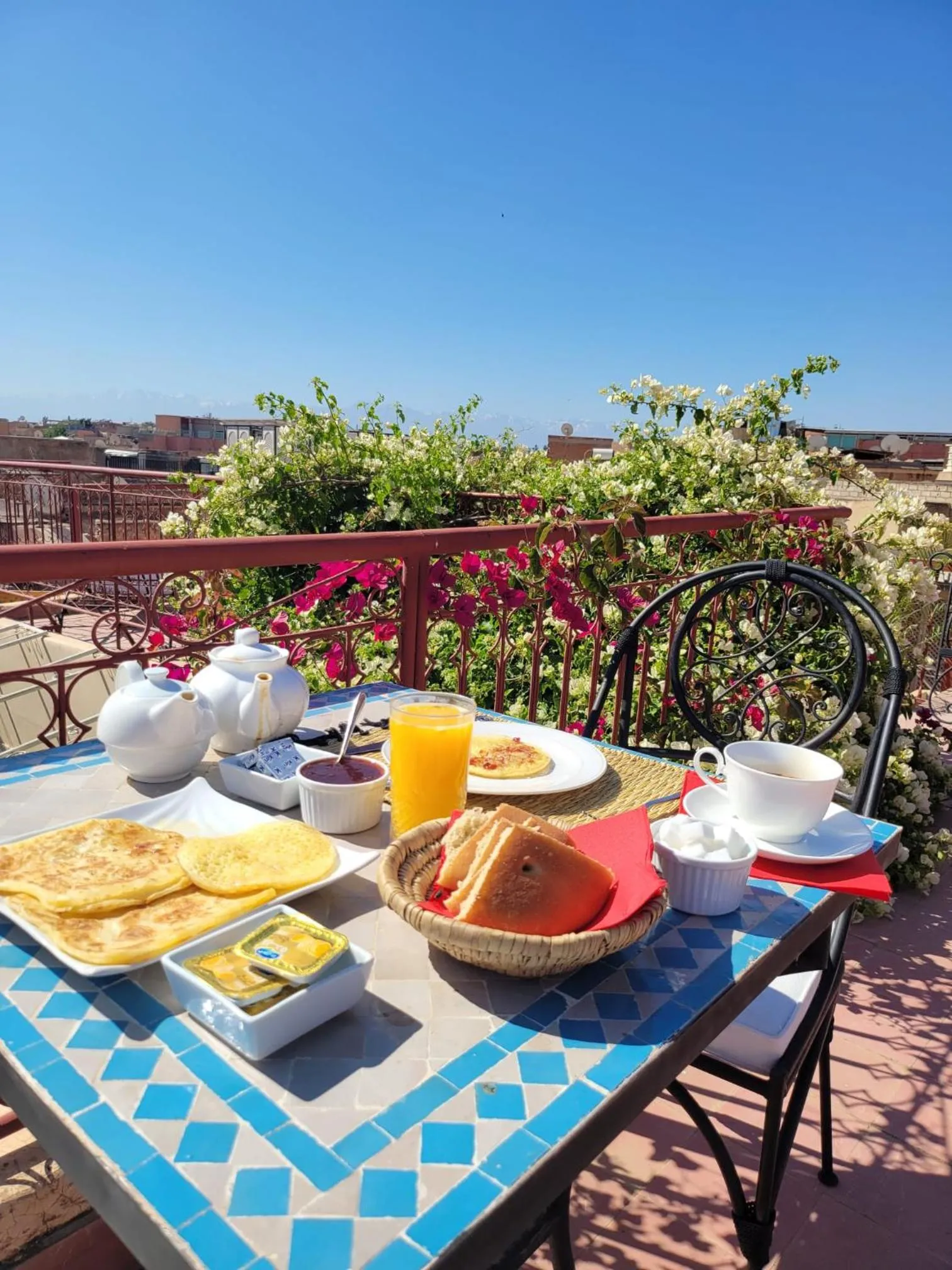 Balcony/Terrace in Riad Lorsya