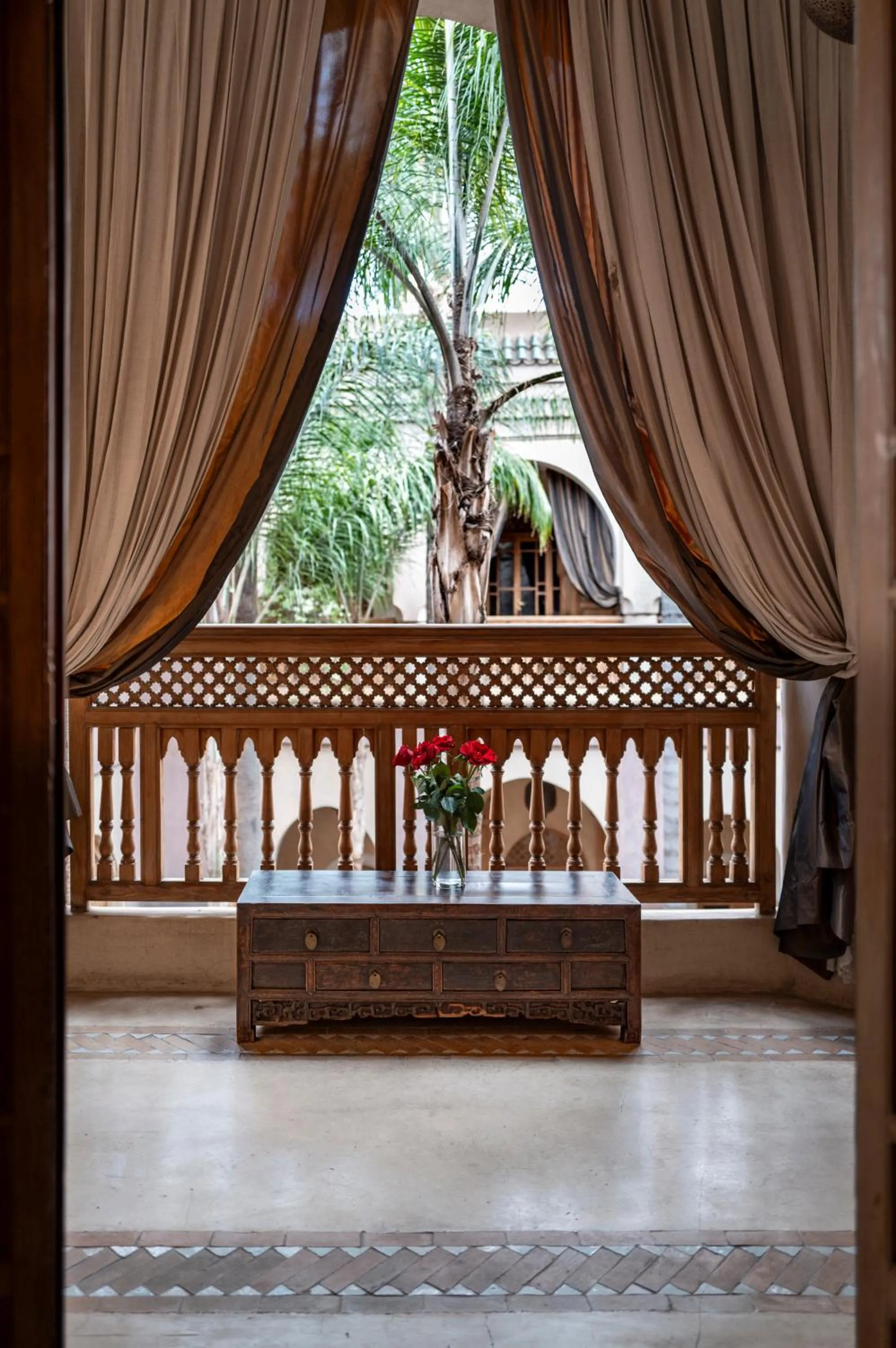 Garden view in La Villa Nomade