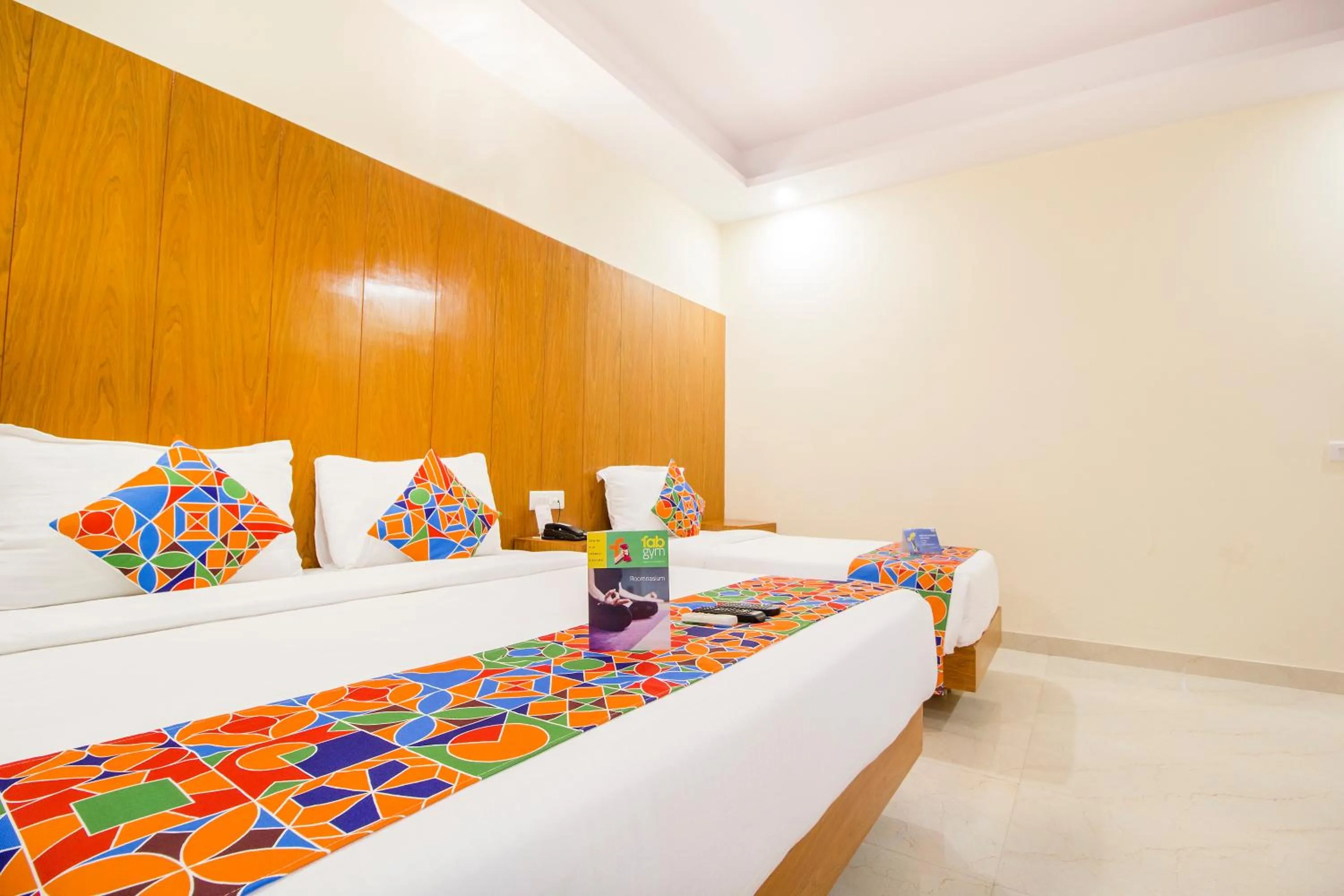 TV and multimedia, Bed in FabHotel Aries - Nr IGI Airport New Delhi