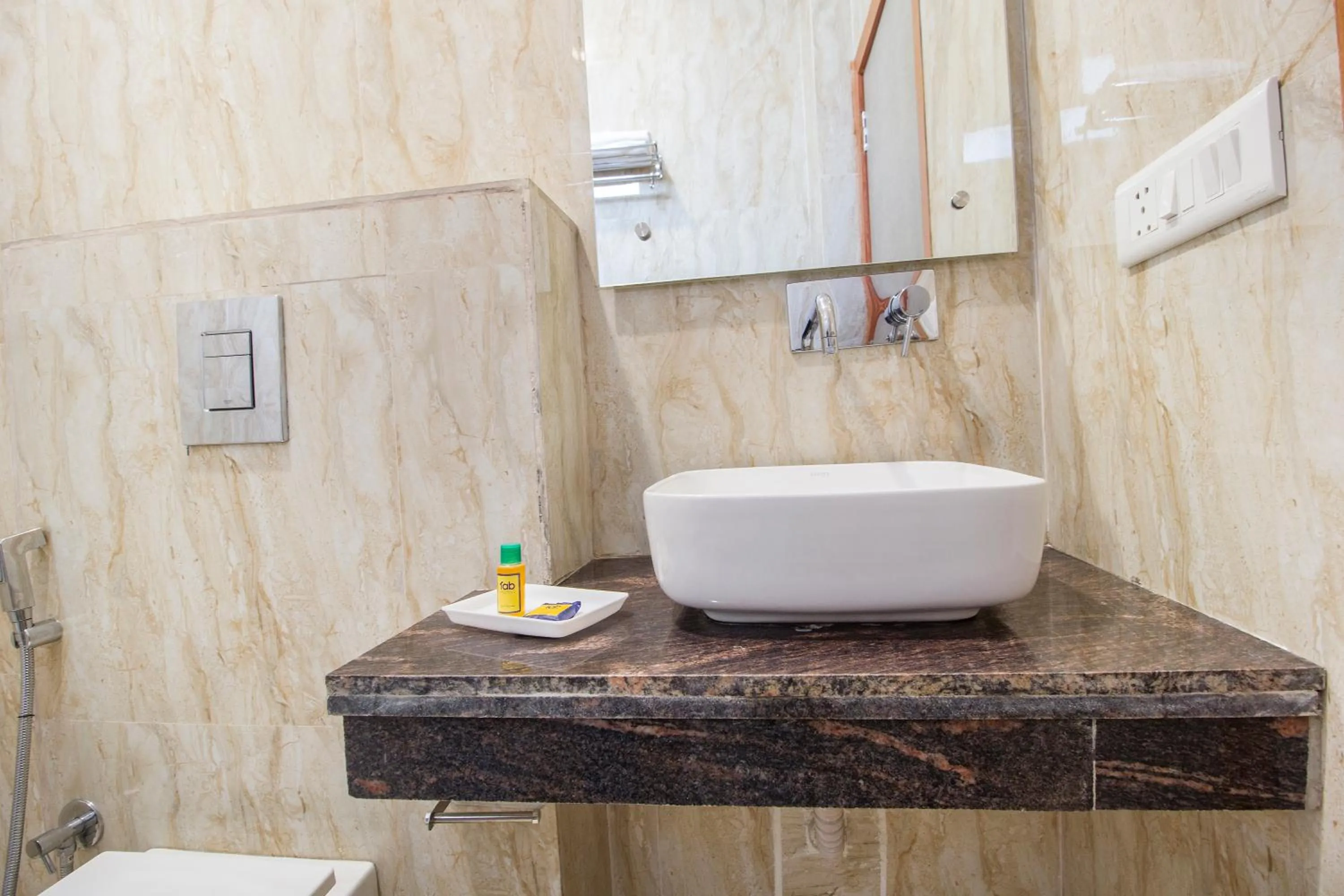 Toilet in FabHotel Aries - Nr IGI Airport New Delhi