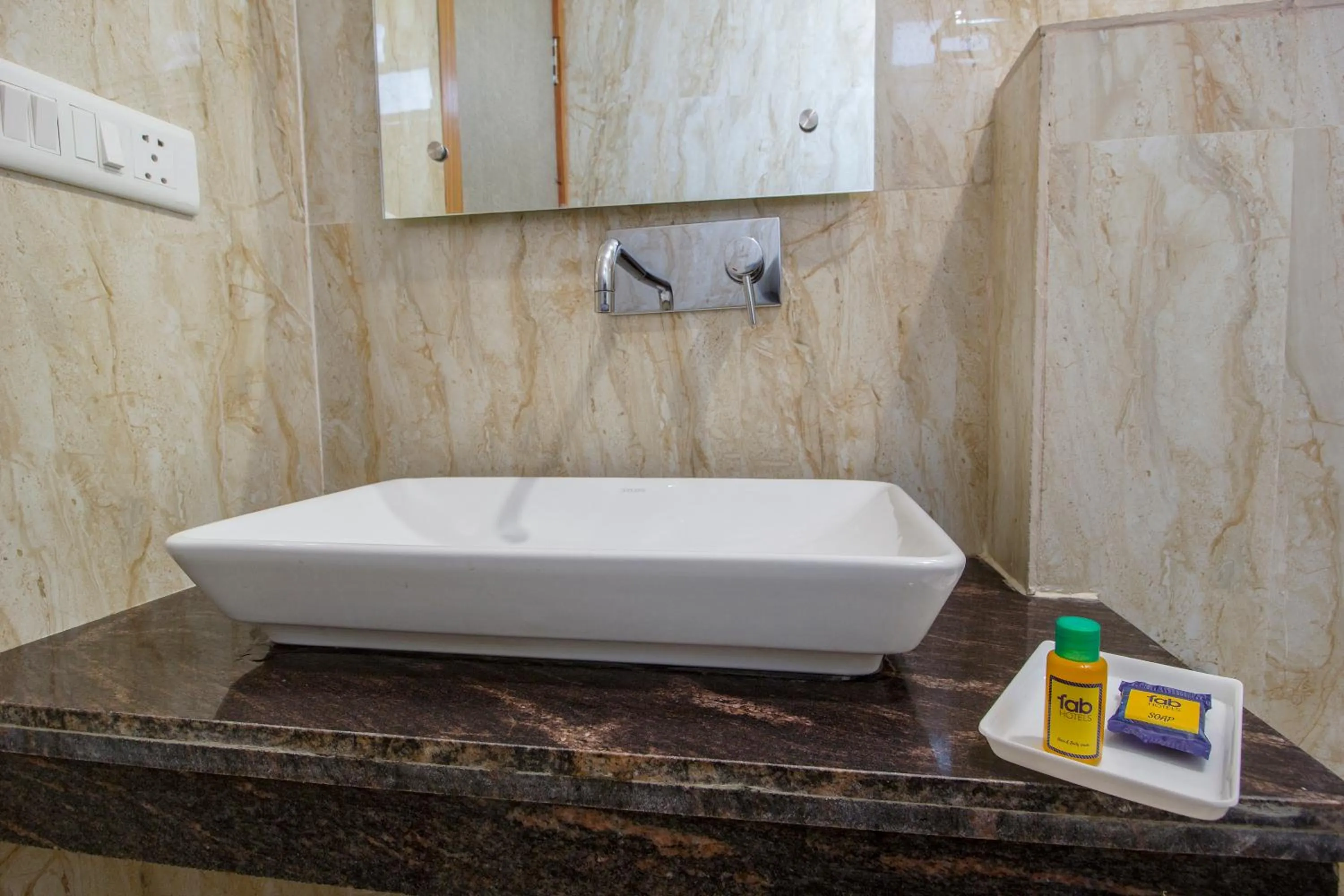 Toilet in FabHotel Aries - Nr IGI Airport New Delhi