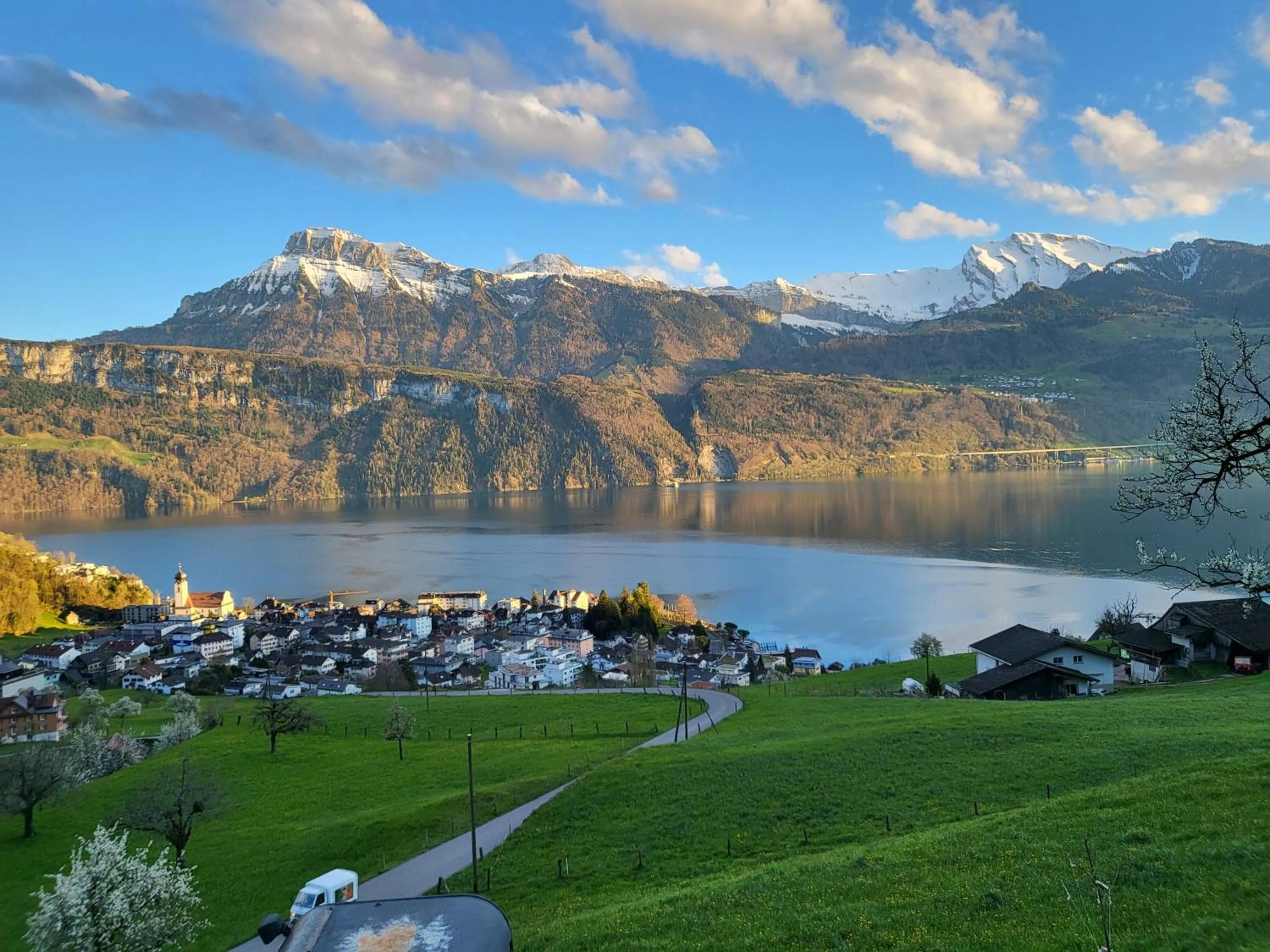 Lake view in Gasthaus Platten