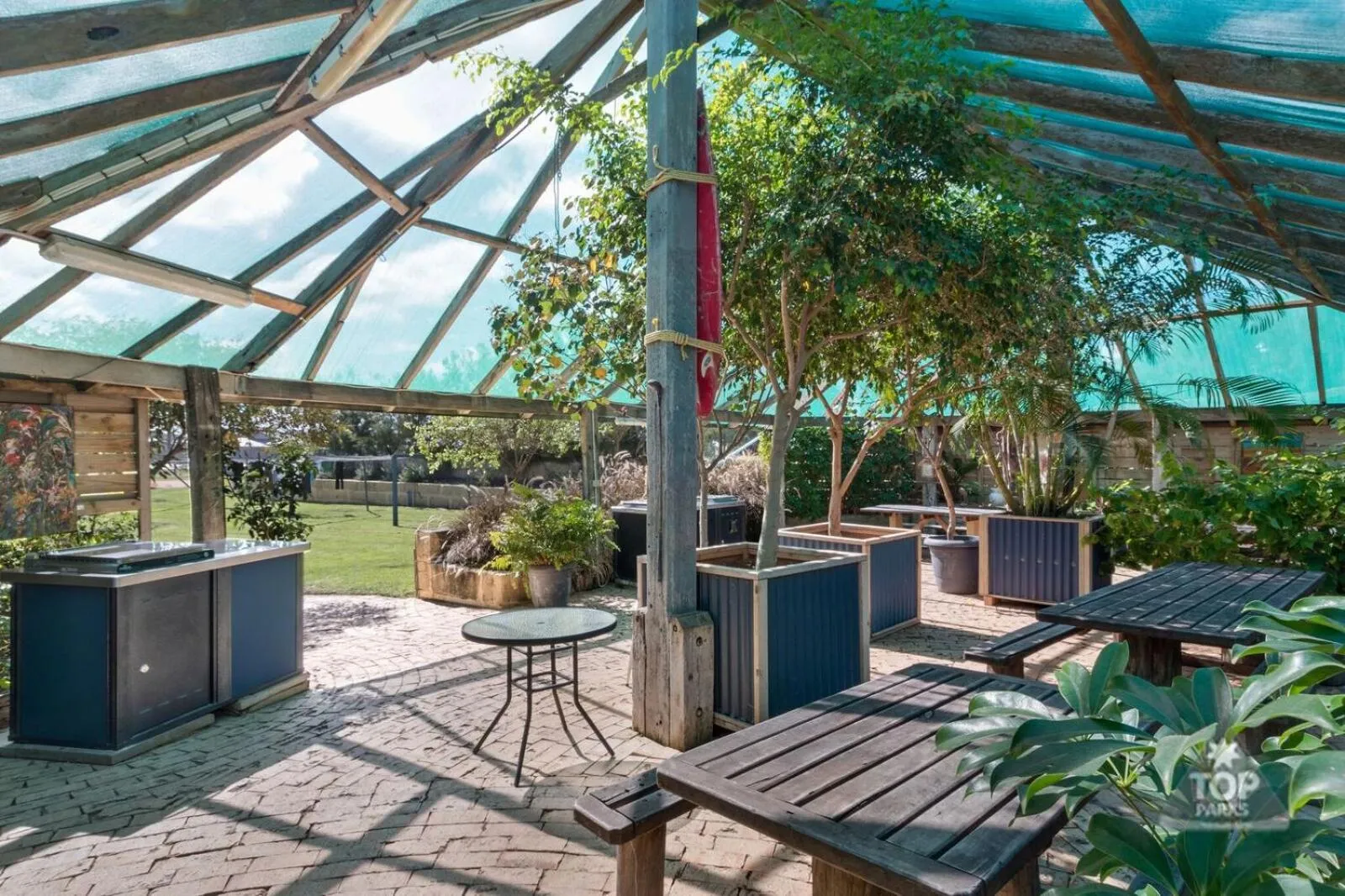 BBQ facilities in Dongara Tourist Park