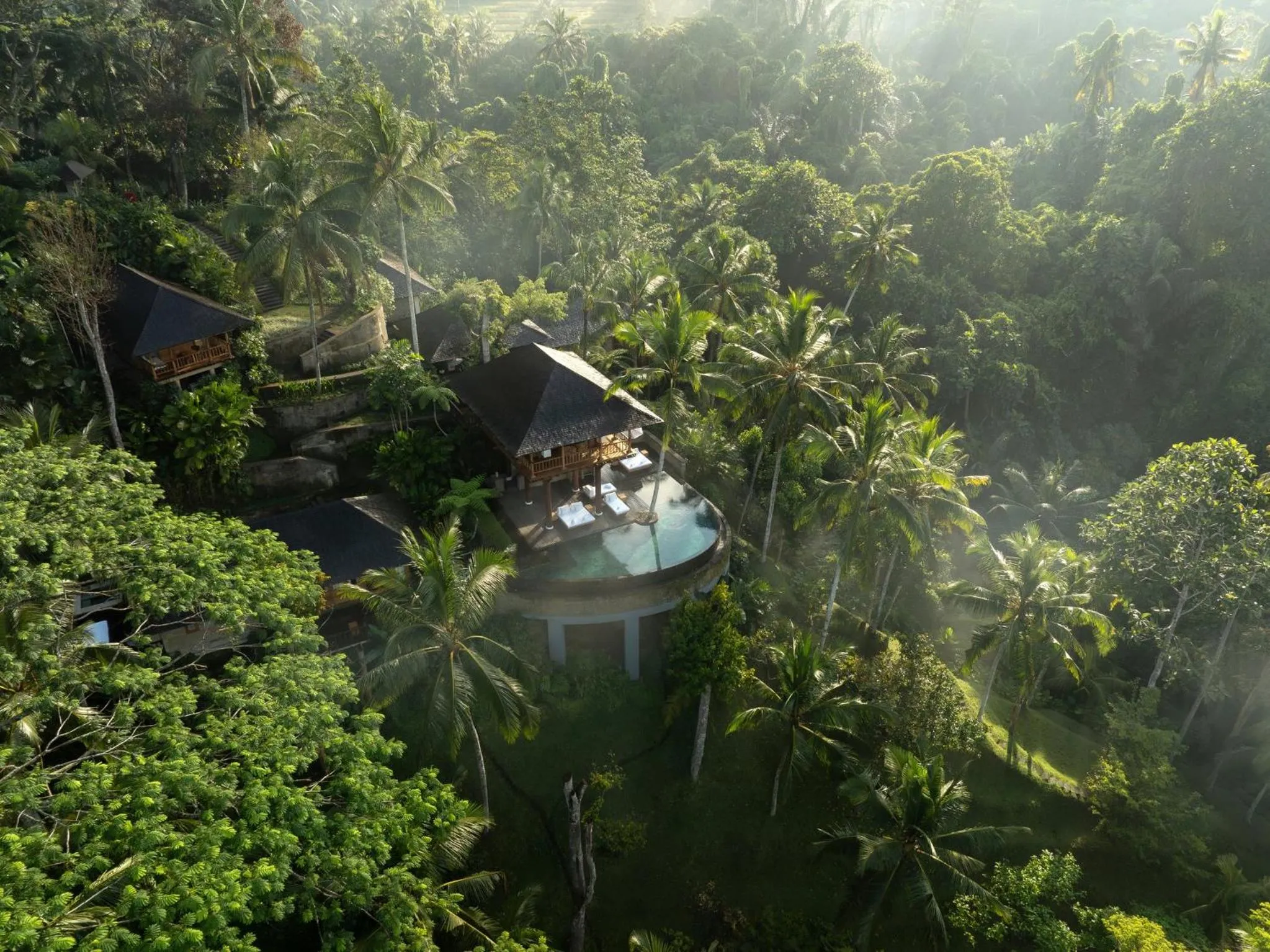 Bird's eye view in COMO Shambhala Estate