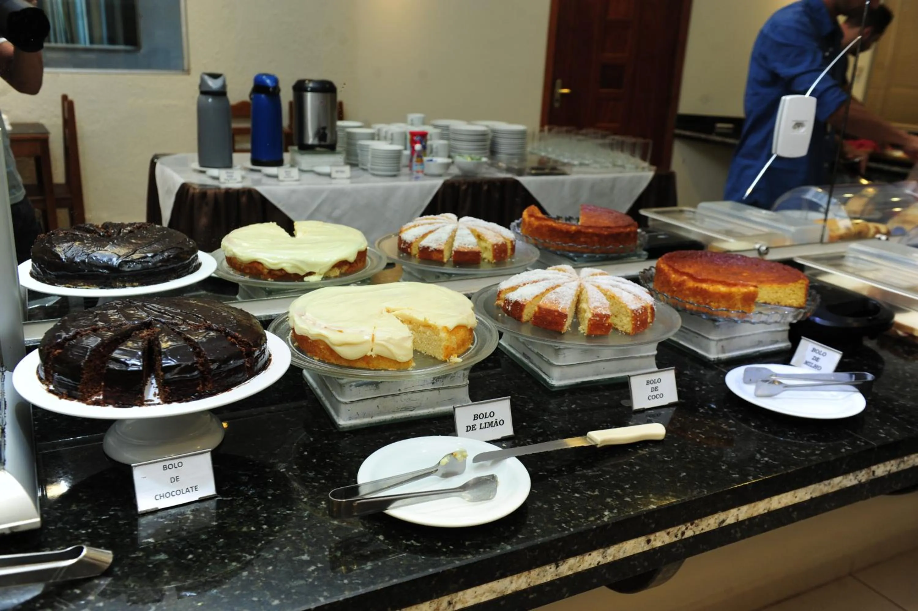 Continental breakfast in Hotel Kanaan