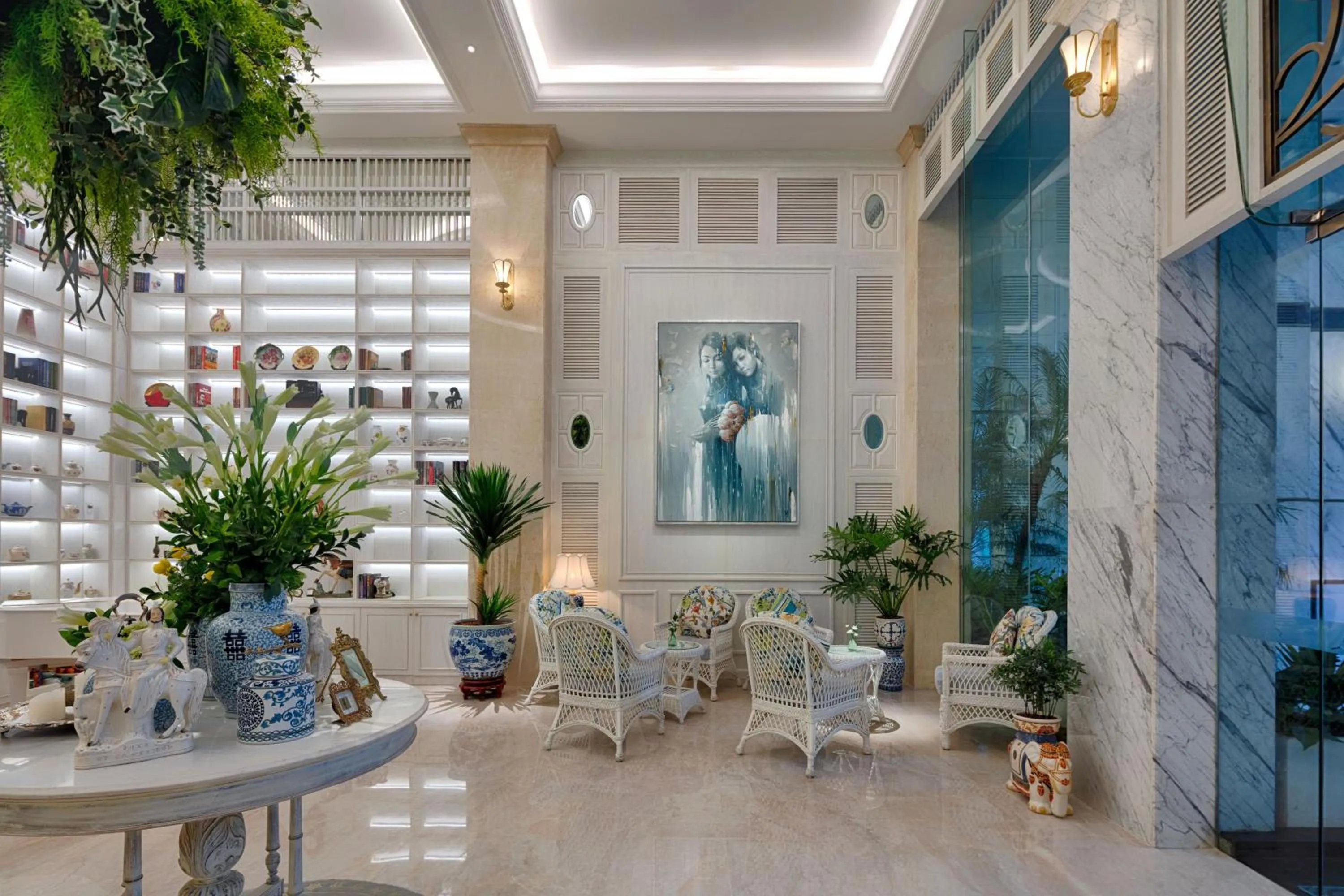 Lobby or reception in Au Lac Charner Hotel