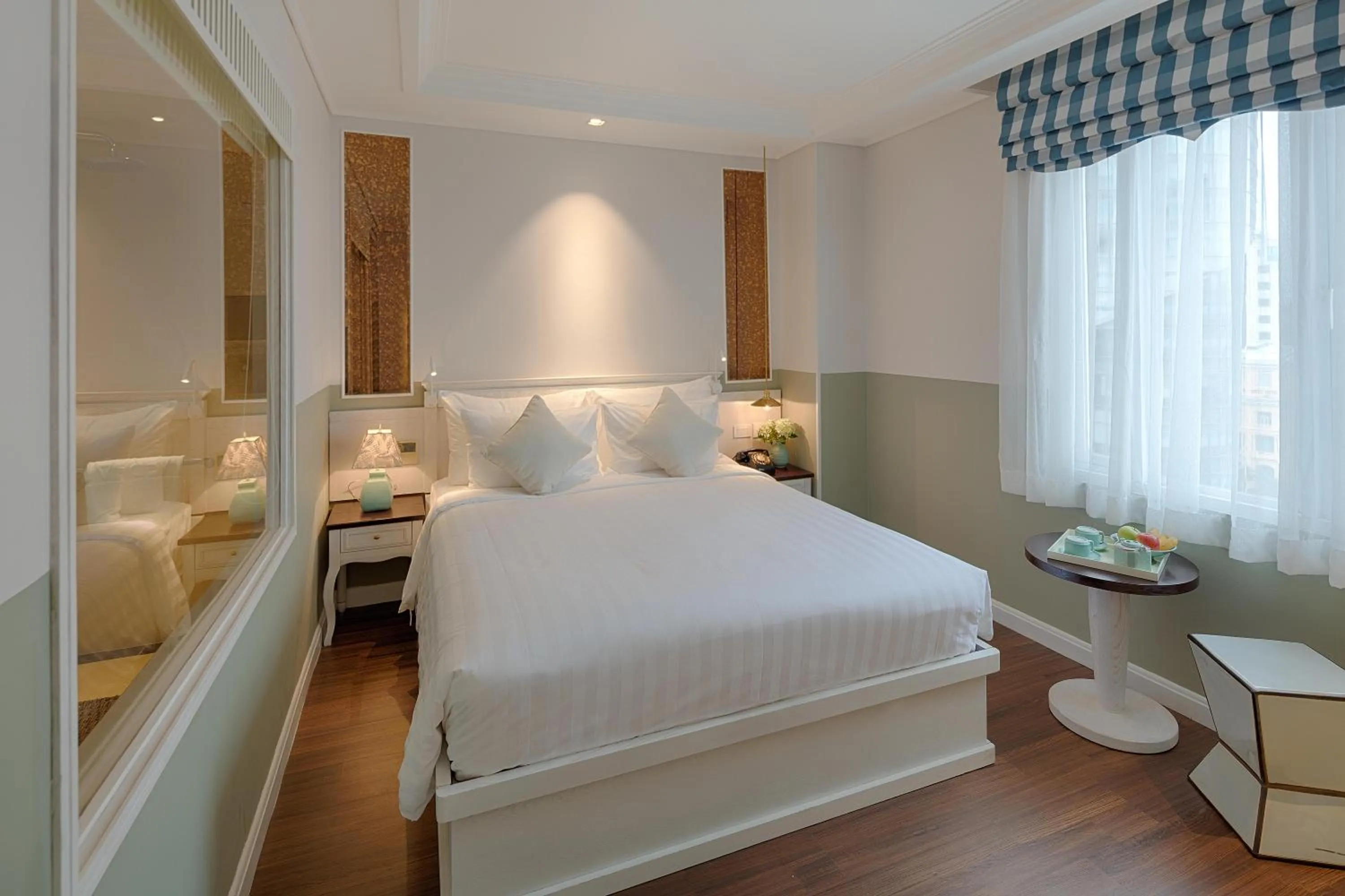 Bed in Au Lac Charner Hotel