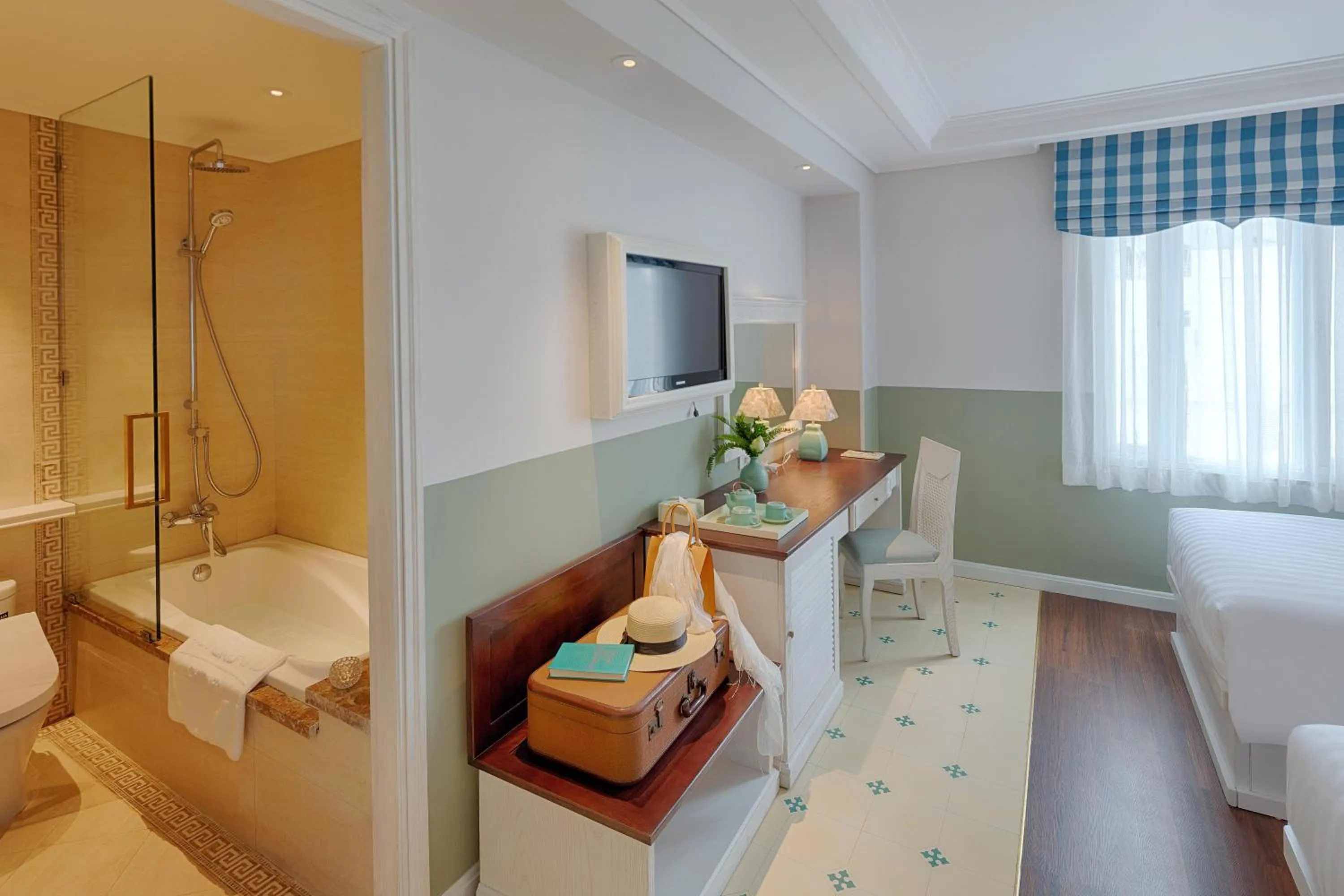 Bedroom in Au Lac Charner Hotel