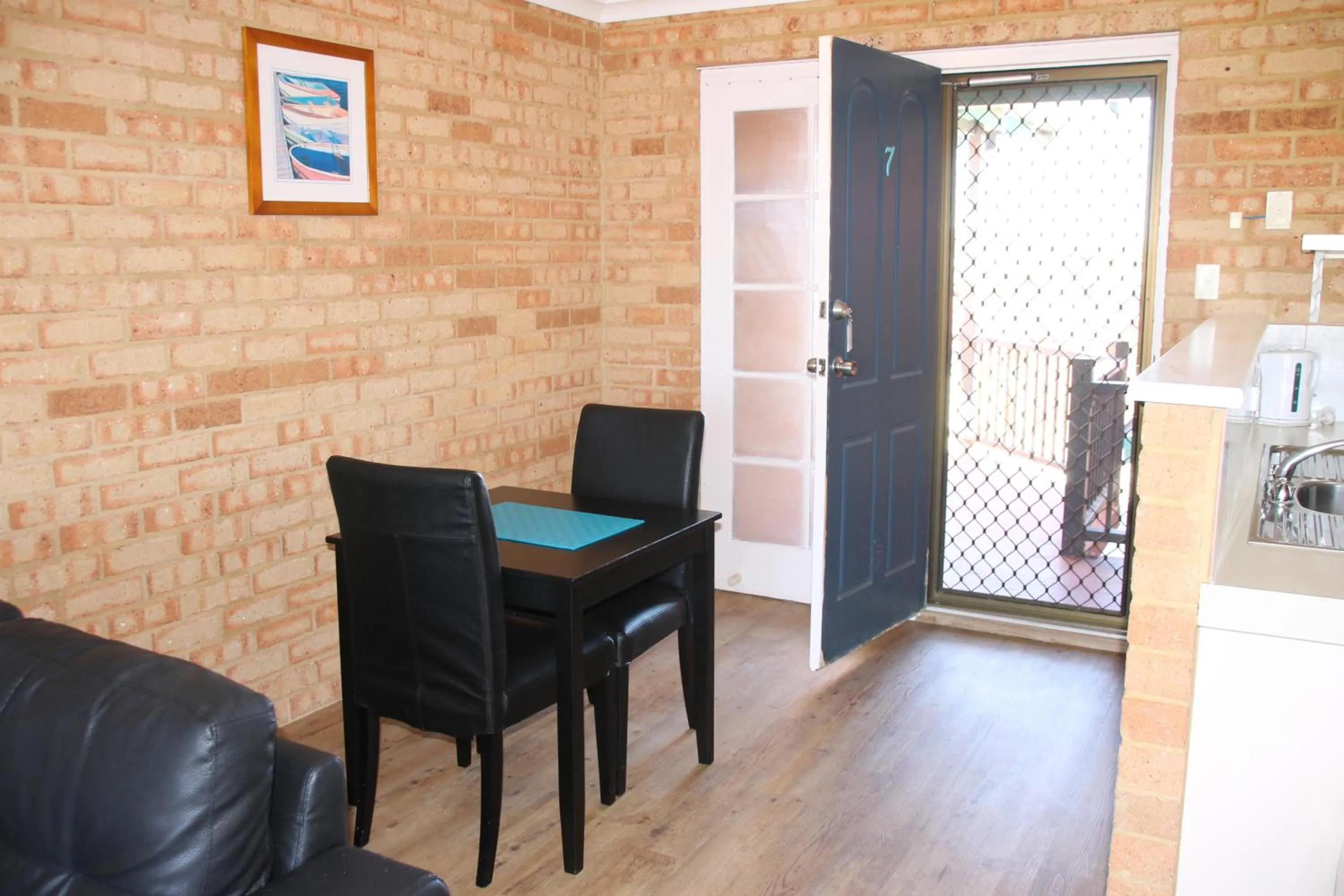Dining area in Seaspray Beach Holiday Park