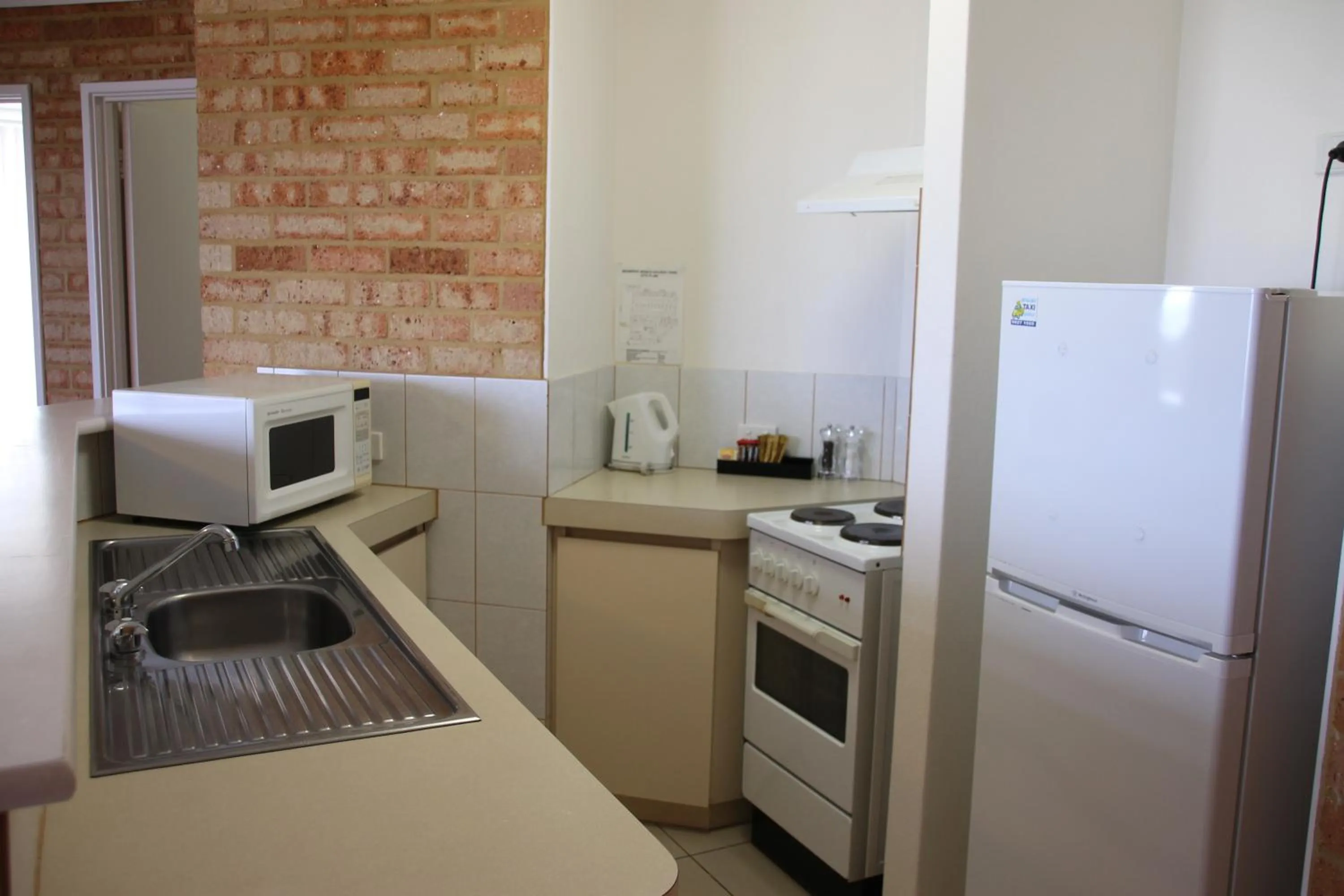 Kitchen or kitchenette in Seaspray Beach Holiday Park