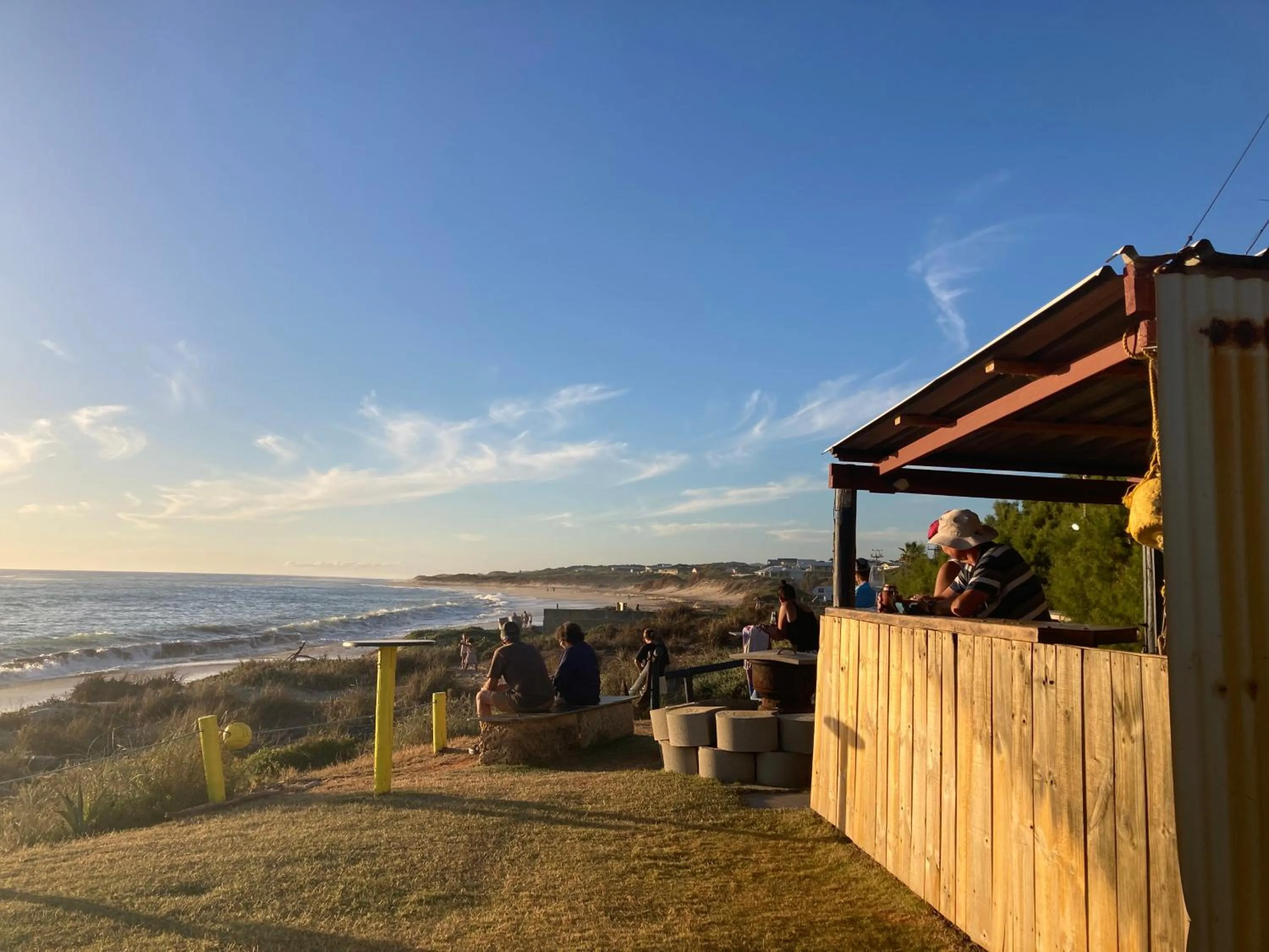 Sunset in Seaspray Beach Holiday Park