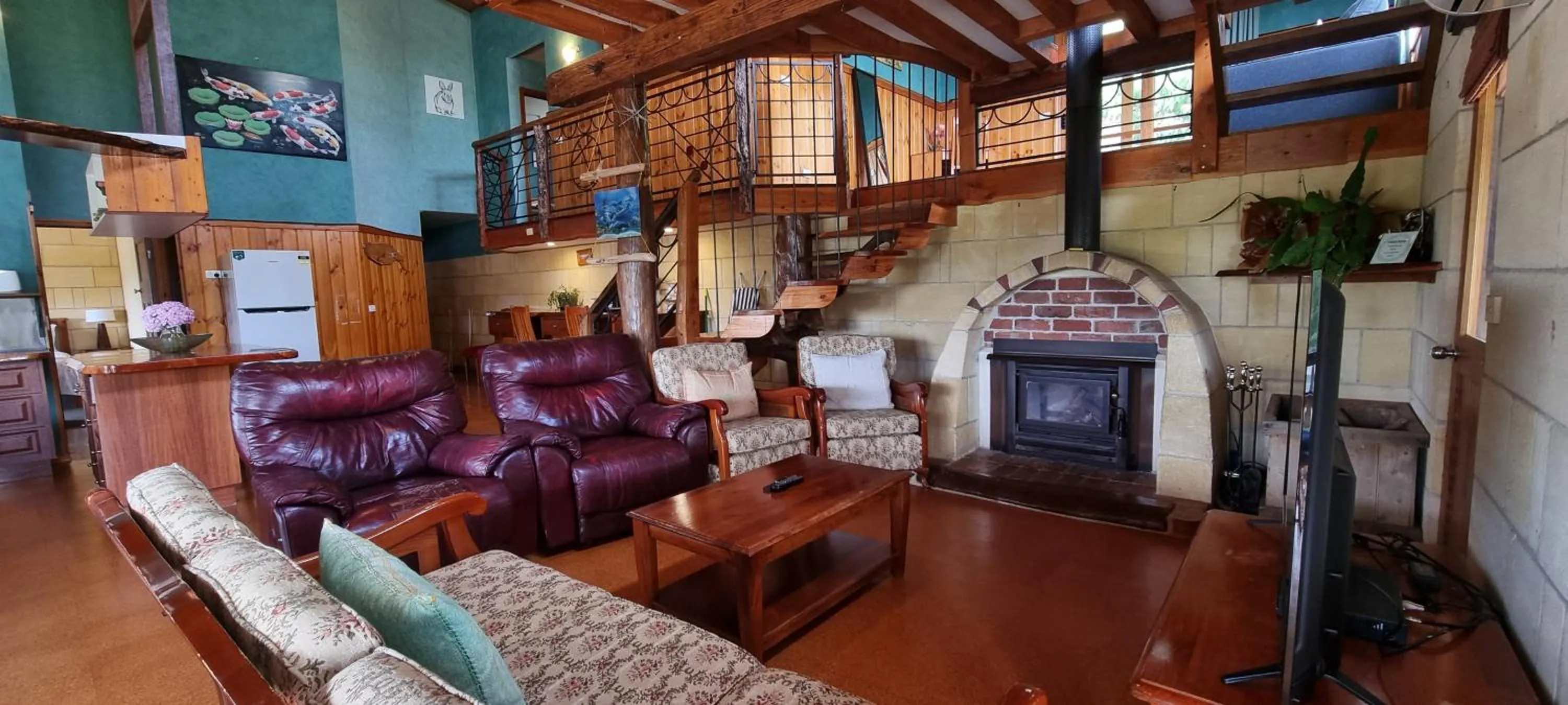 Living room in Eastern Reef Cottages