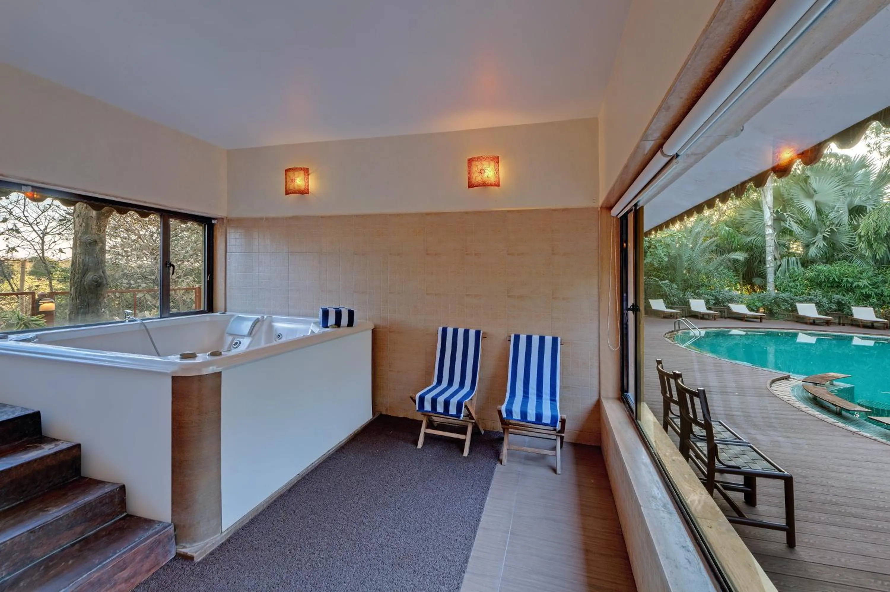 Swimming pool in The Fern Gir Forest Resort, Sasan Gir - A Fern Crown Collection Resort