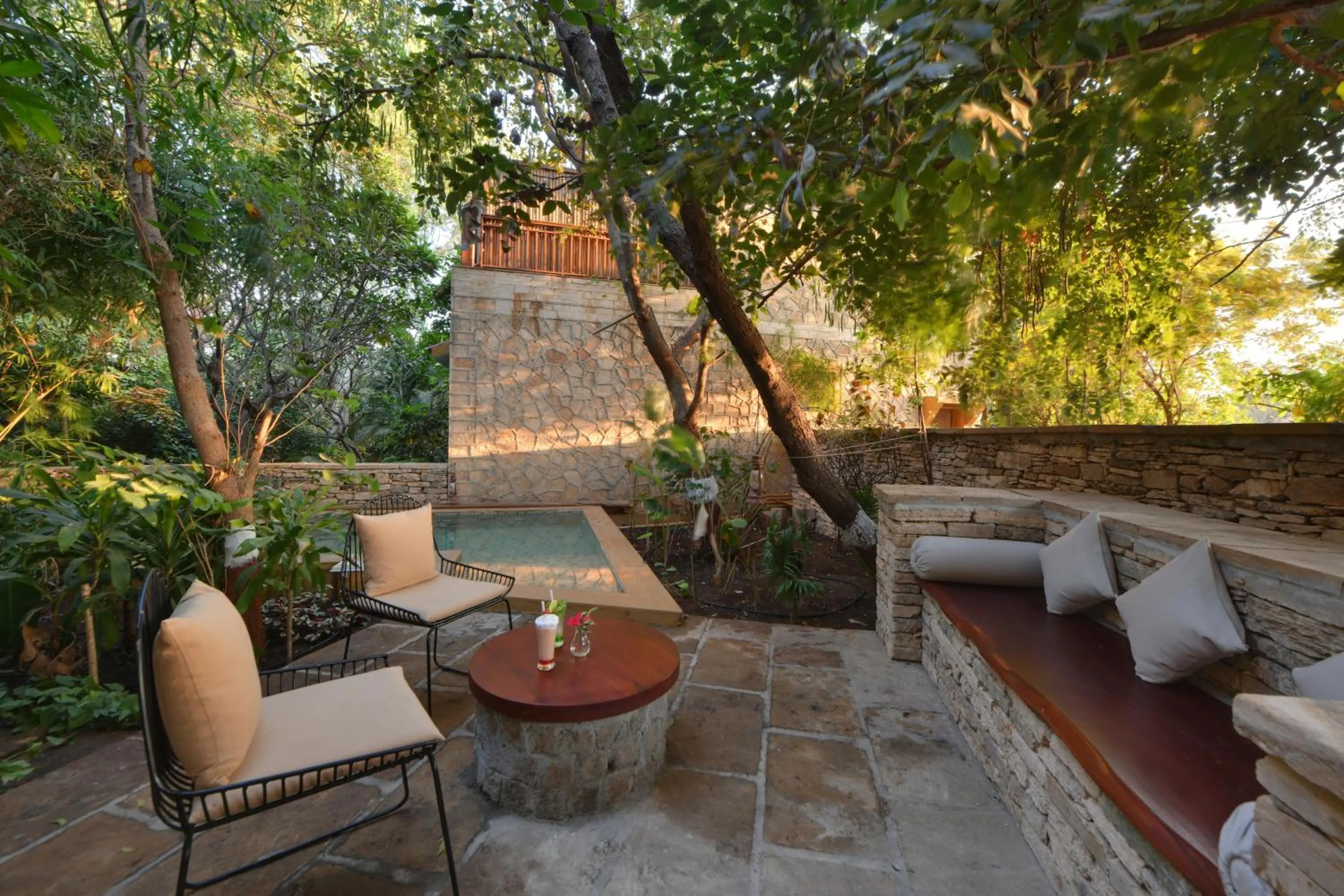 Seating area in The Fern Gir Forest Resort, Sasan Gir - A Fern Crown Collection Resort