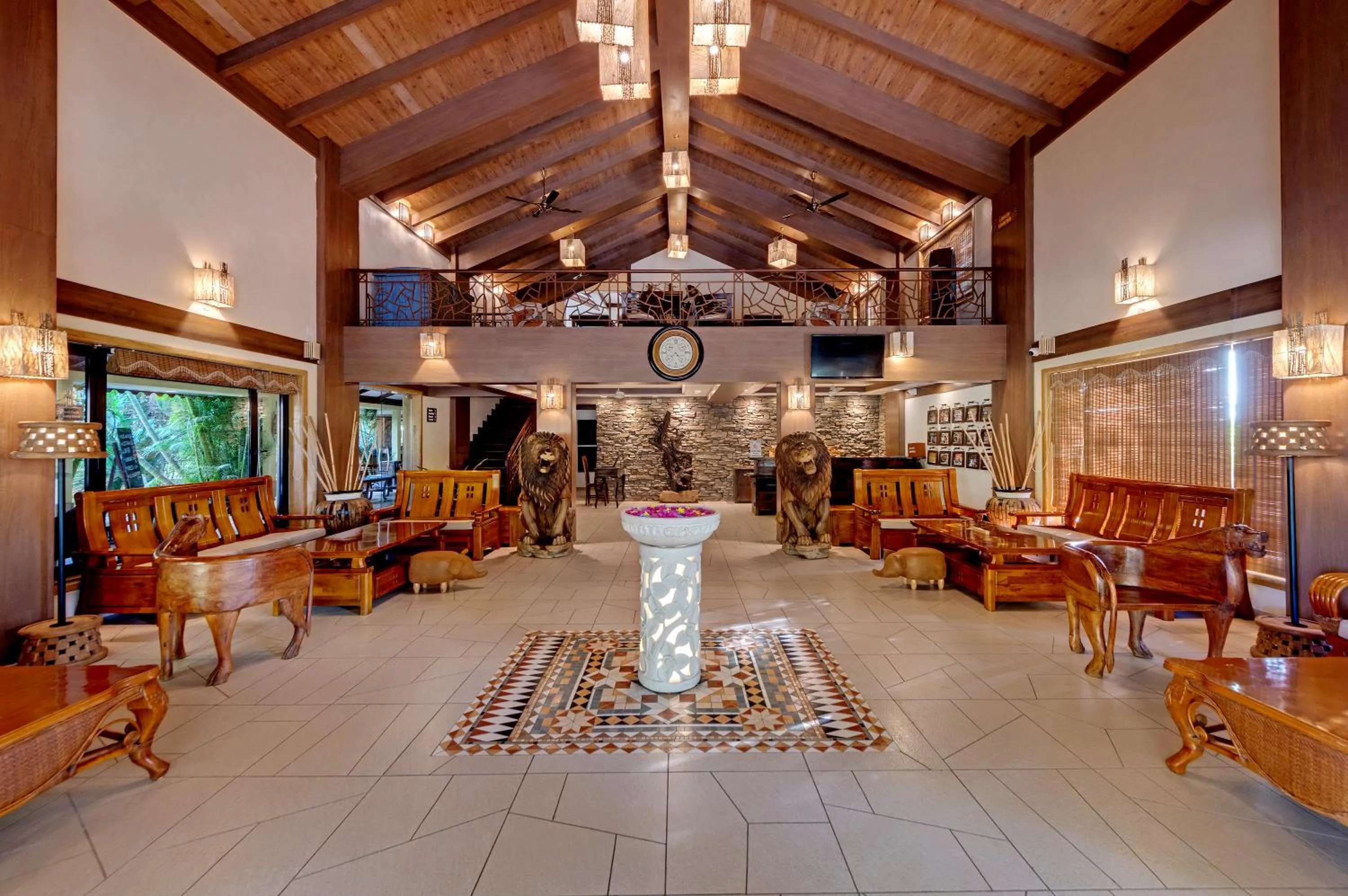 Lobby or reception in The Fern Gir Forest Resort, Sasan Gir - A Fern Crown Collection Resort