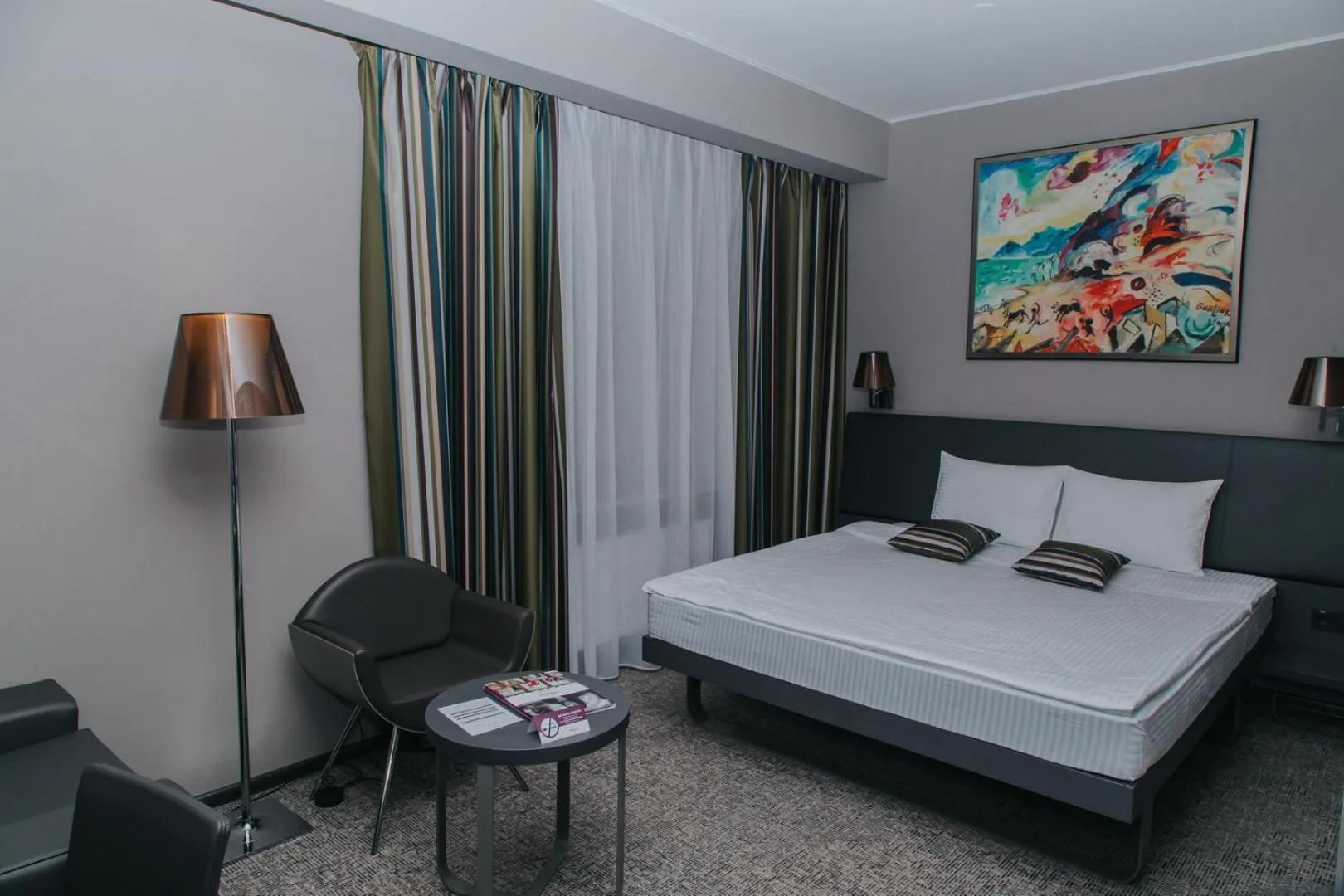 Bed in Mercure Kyiv Congress