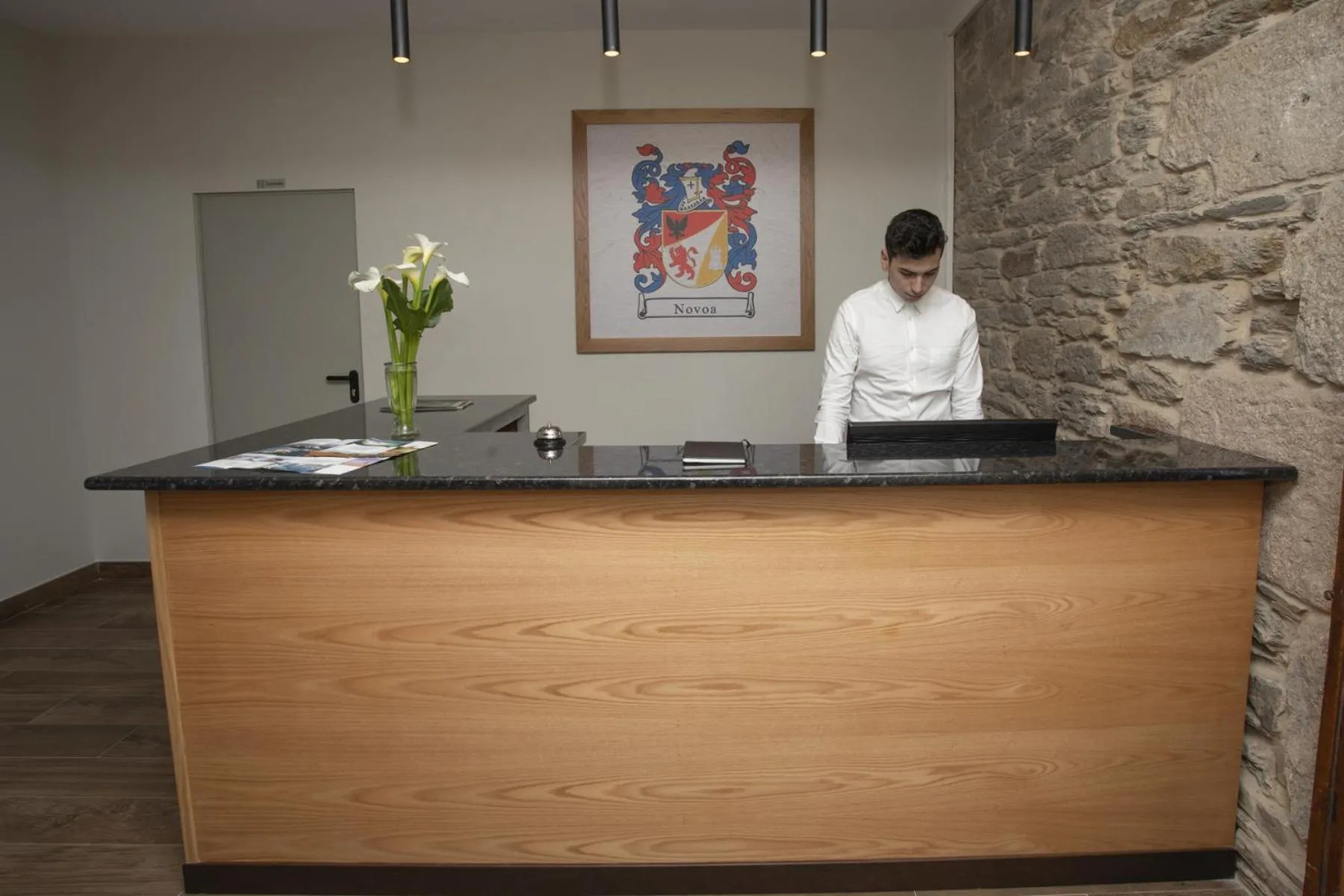 Lobby or reception in Hotel Novoa