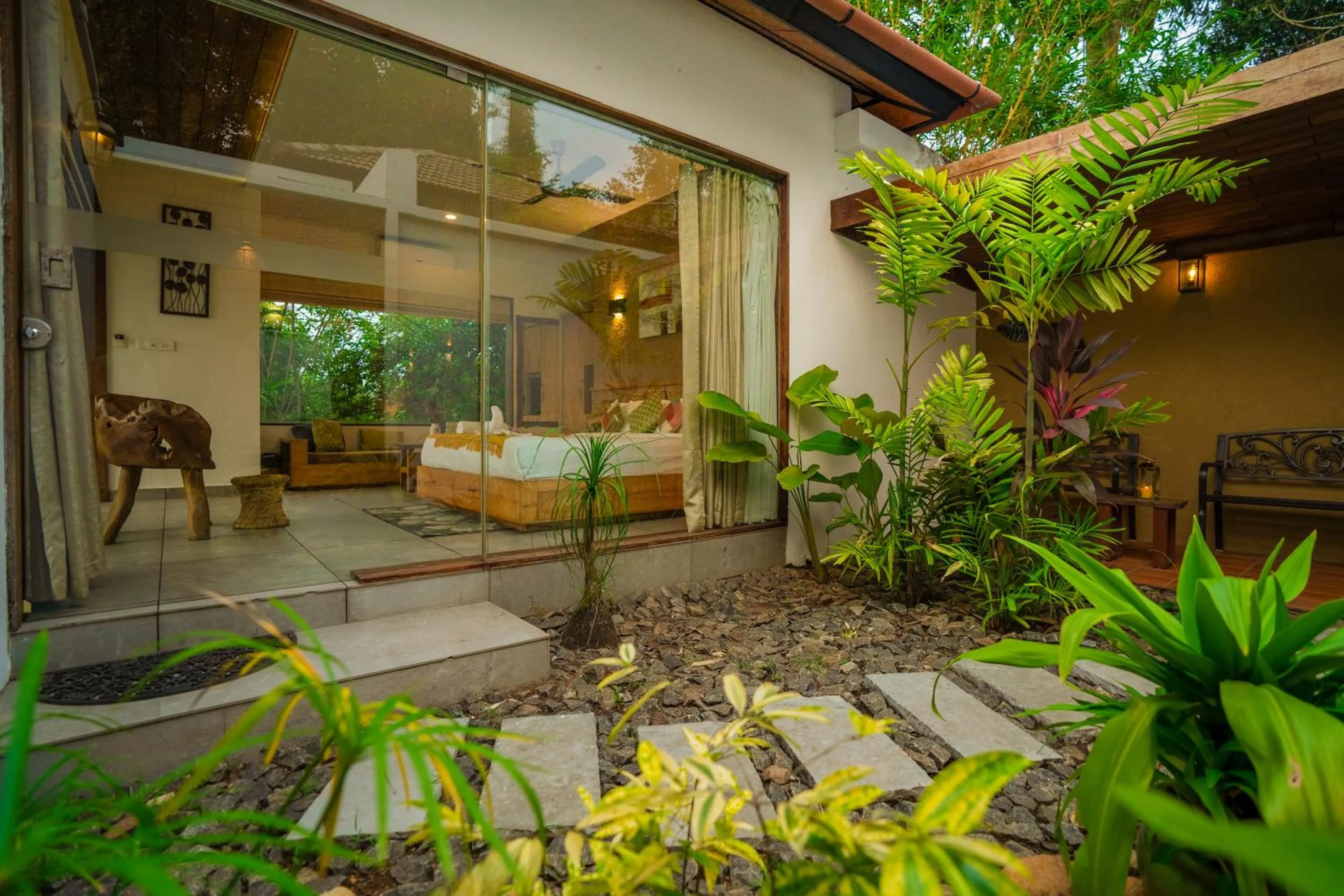 Patio in Le Candles Resort