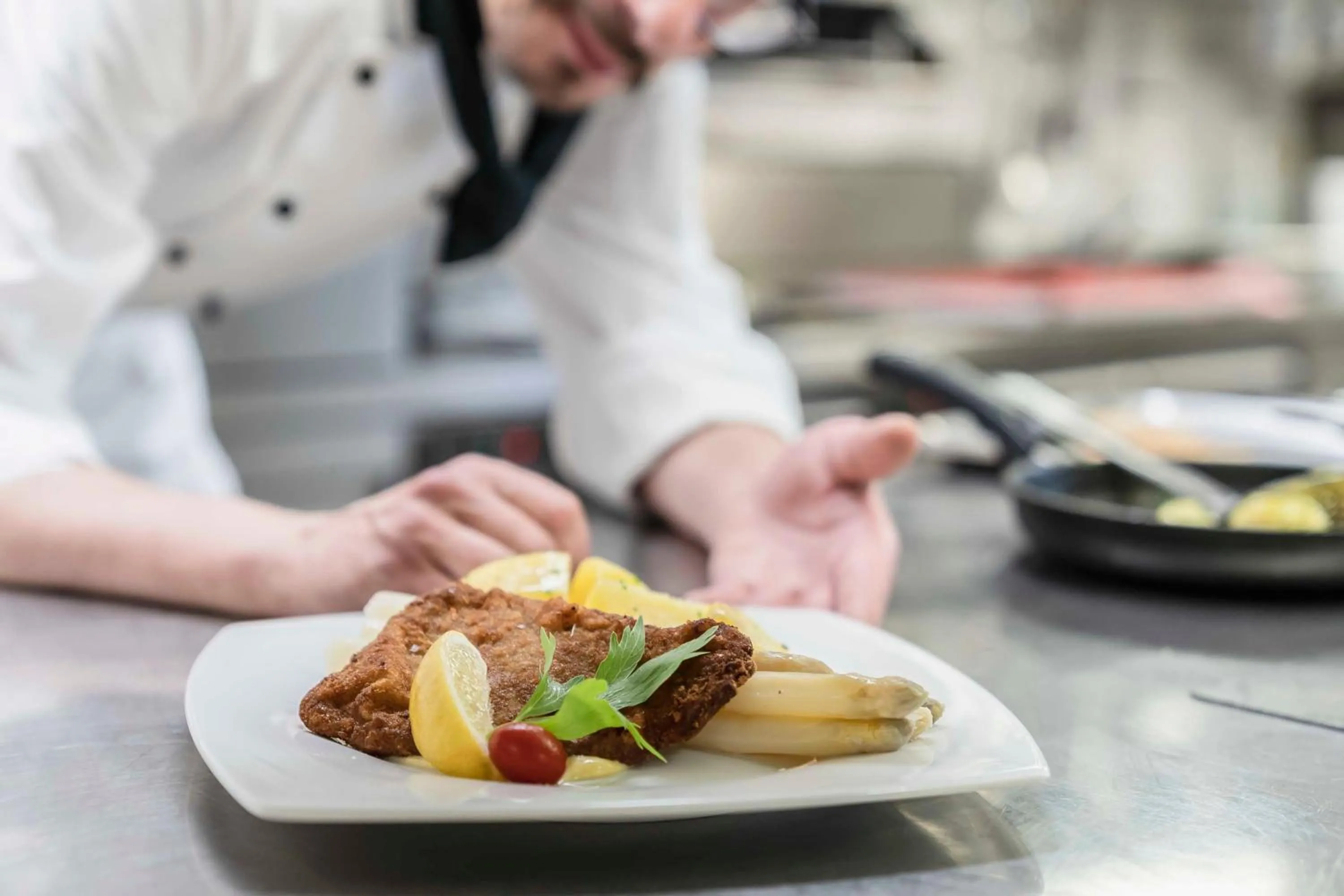 kitchen in Hotel Markgraf