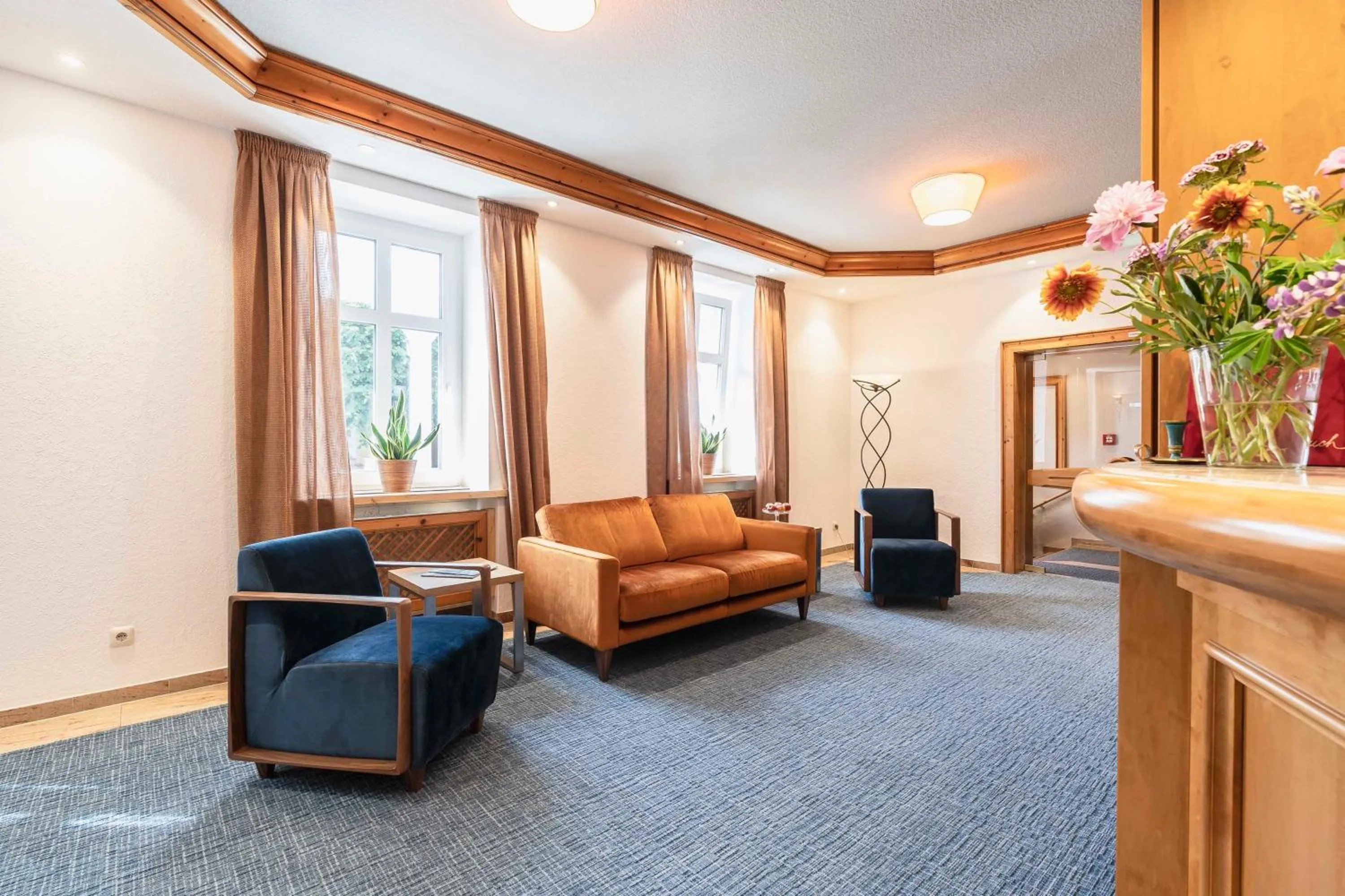 Lobby or reception in Hotel Markgraf