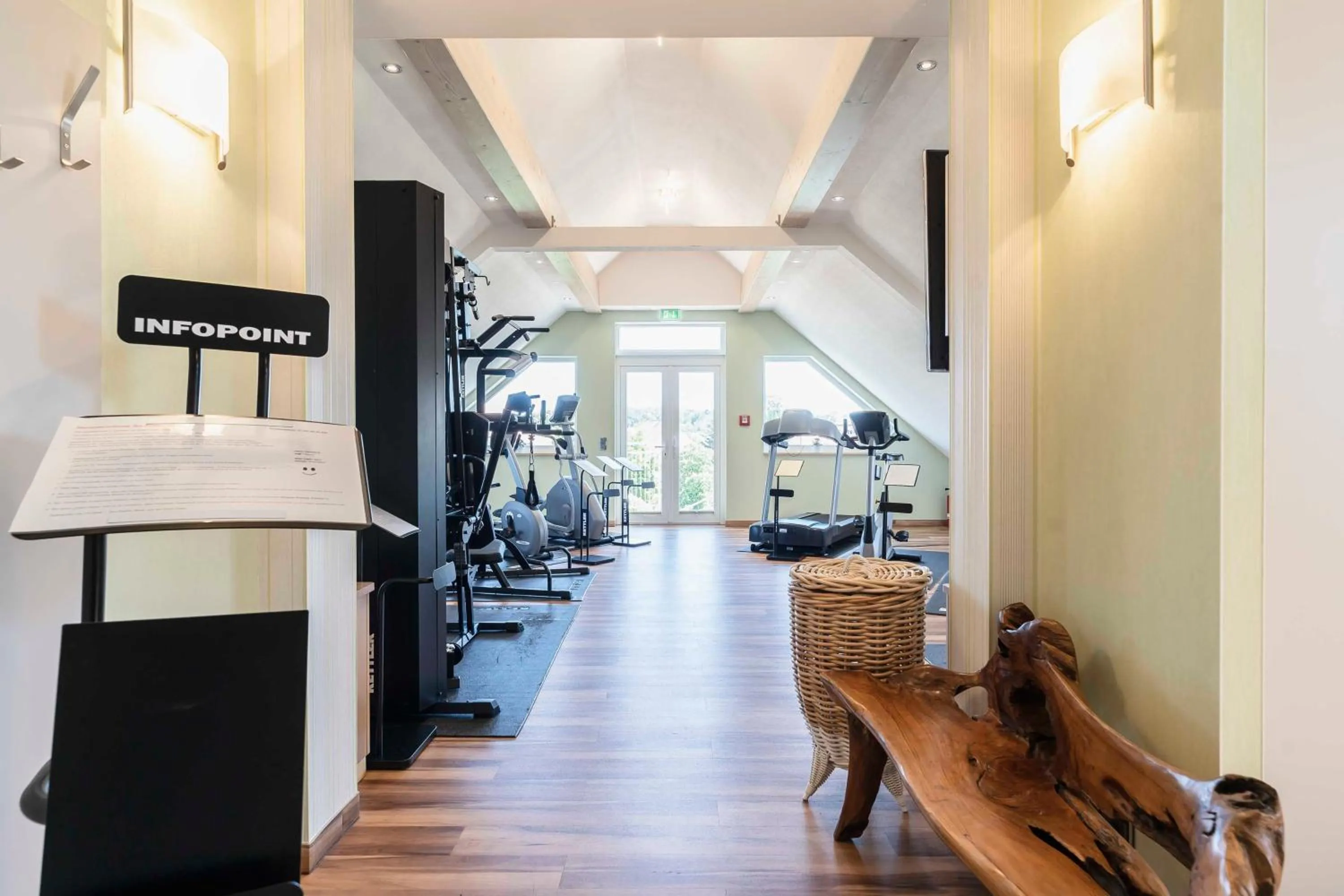 Fitness centre/facilities in Hotel Markgraf
