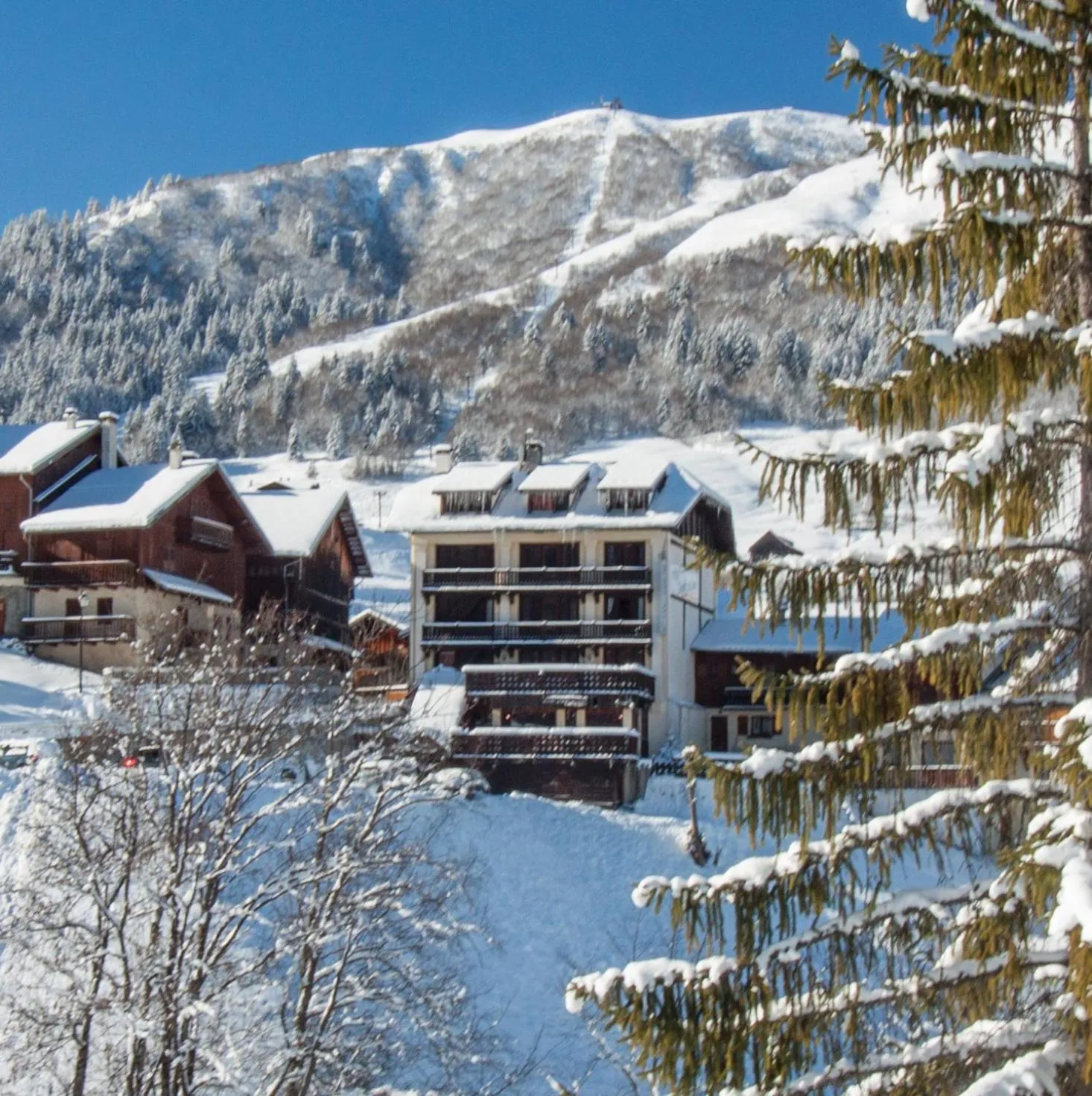 Bird's eye view in Hotel Chalet du Crey