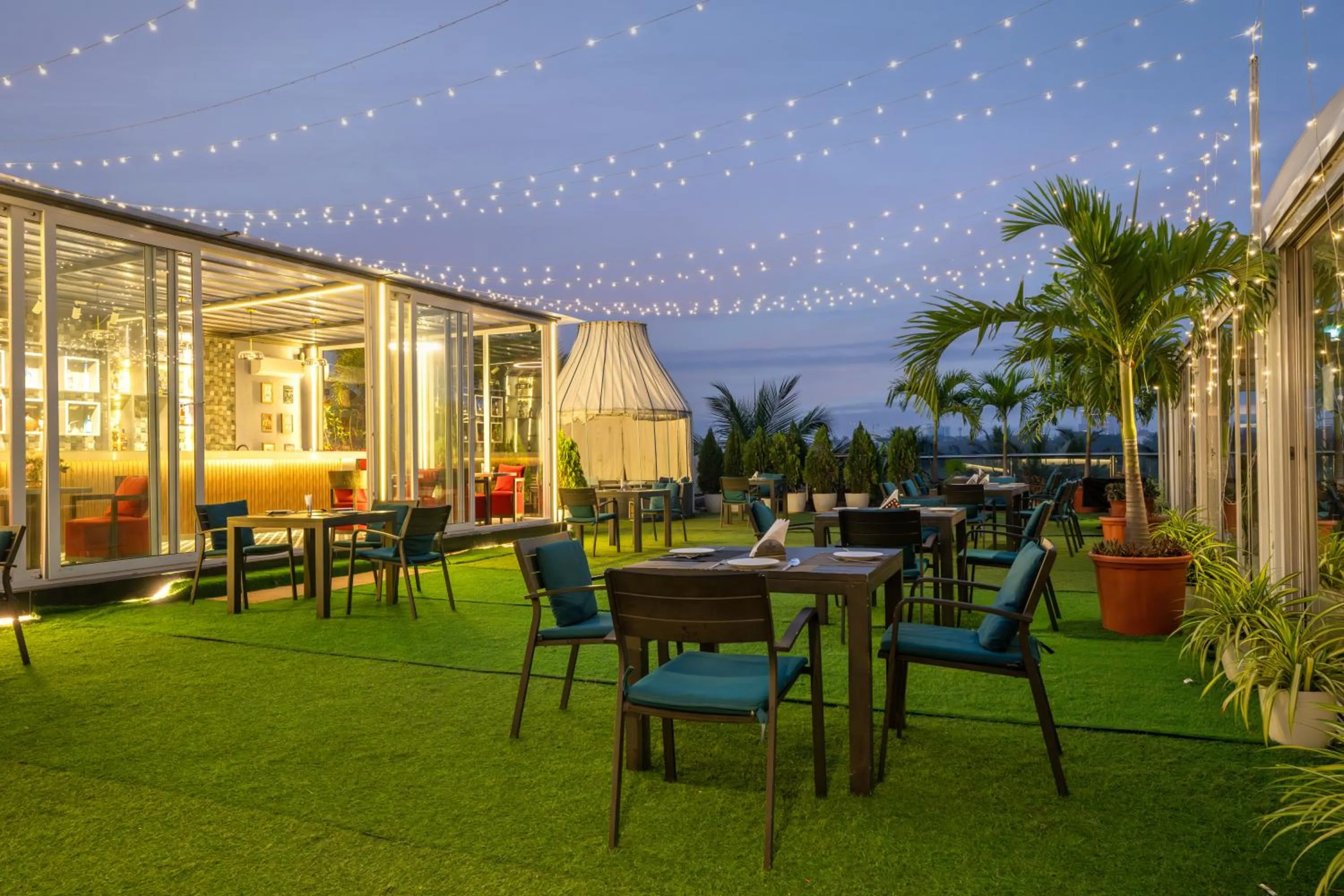 Garden in Hotel Pal Heights