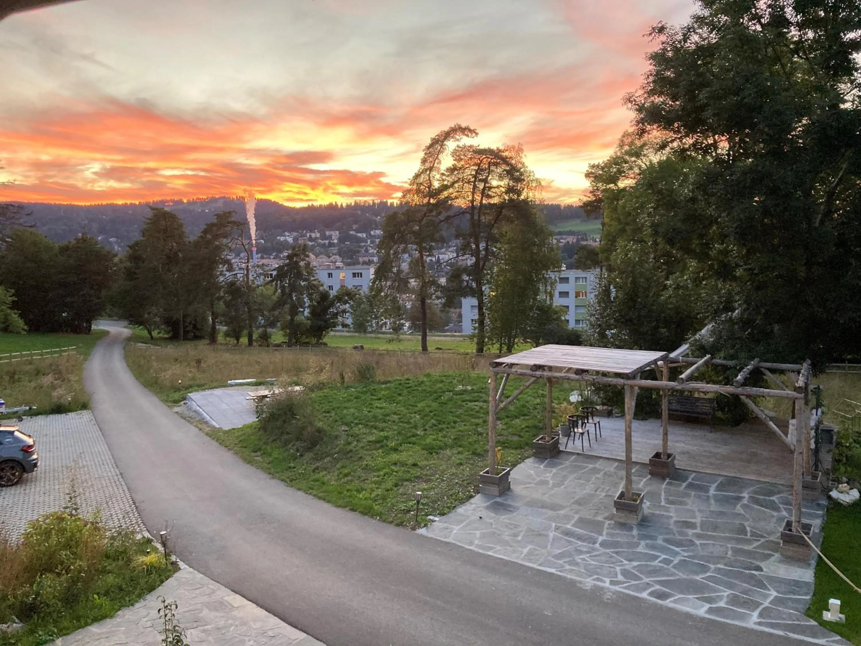 Sunset in La Ferme des Arêtes