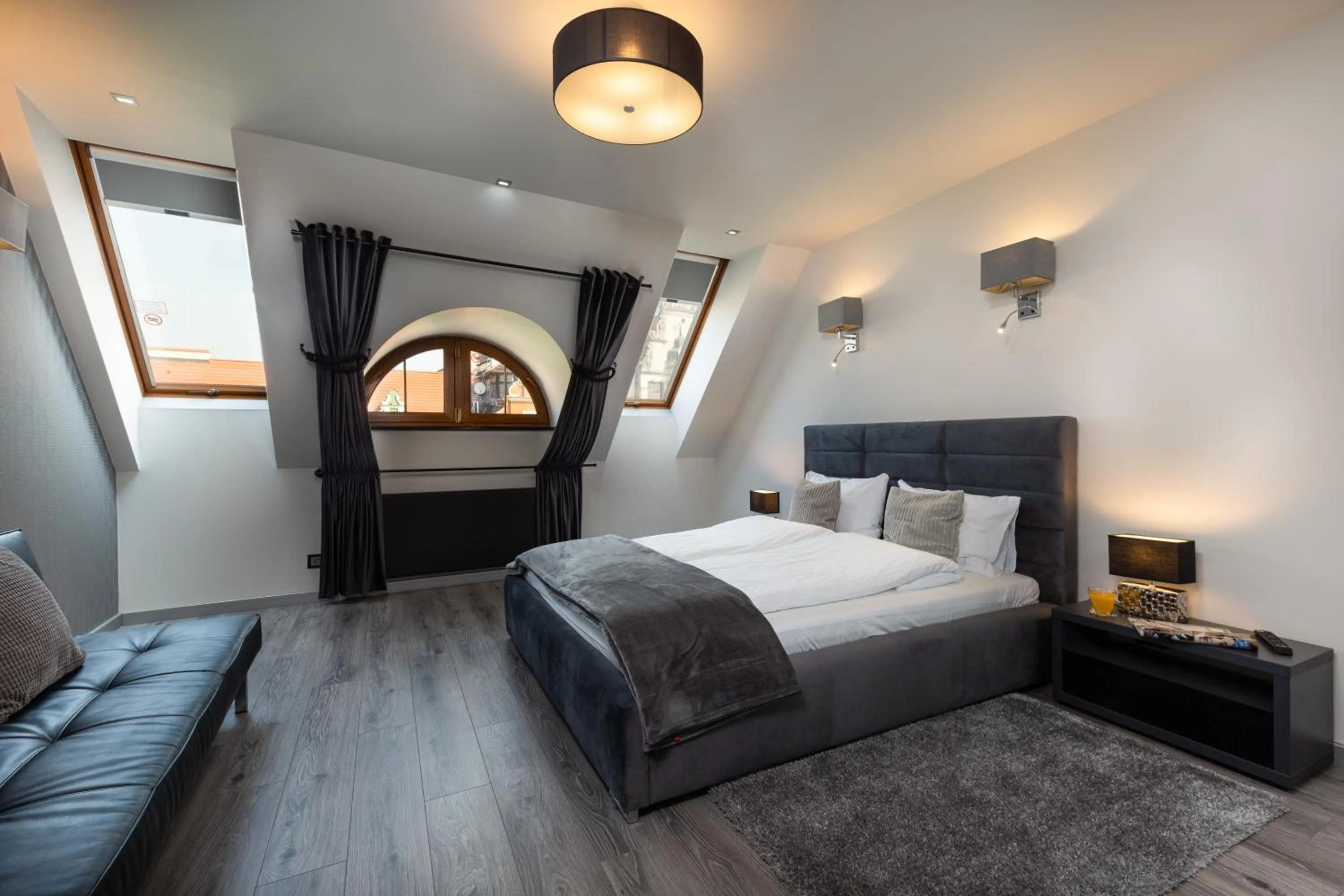 Bed in Aparthotel New Lux