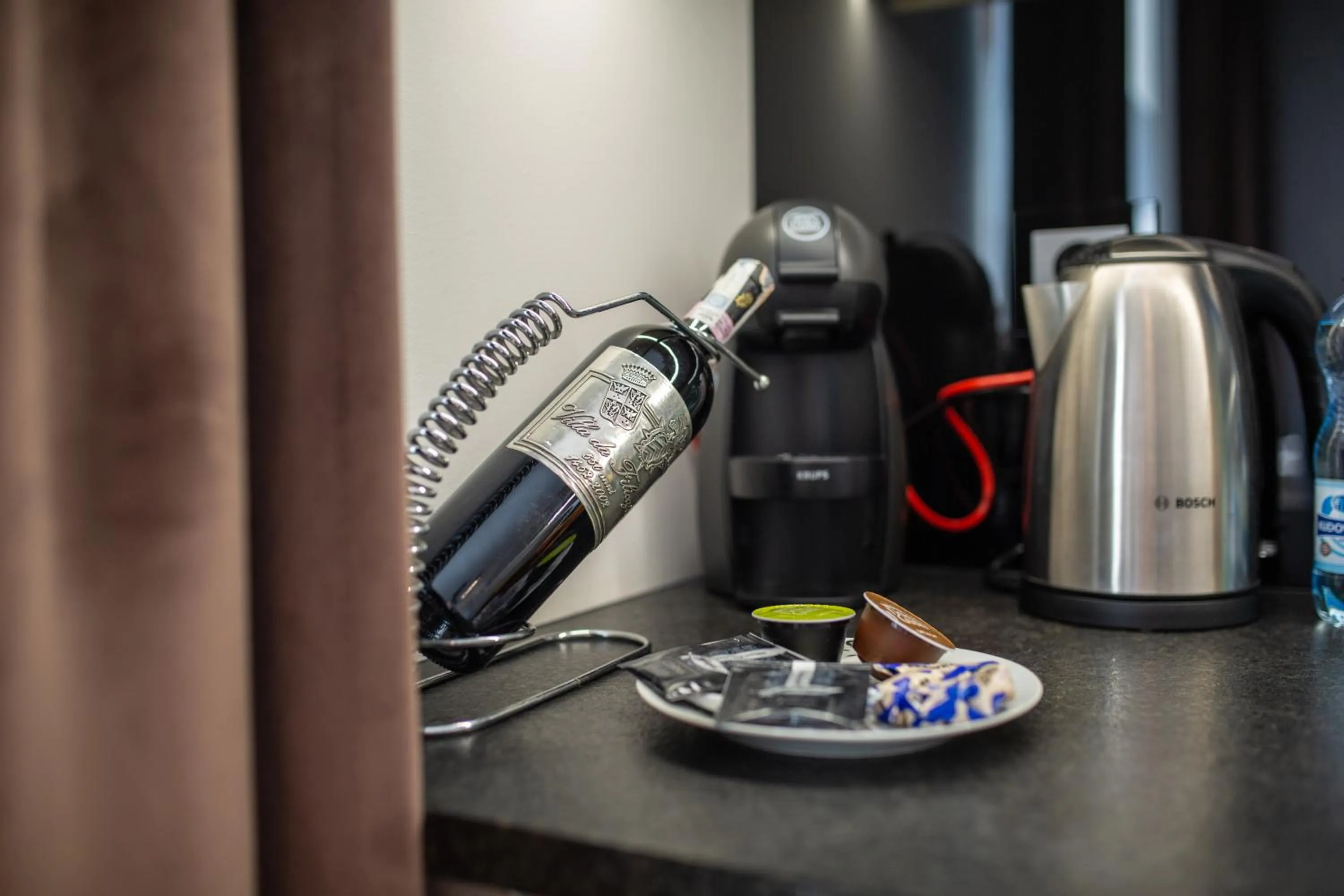 Coffee/tea facilities in Aparthotel New Lux