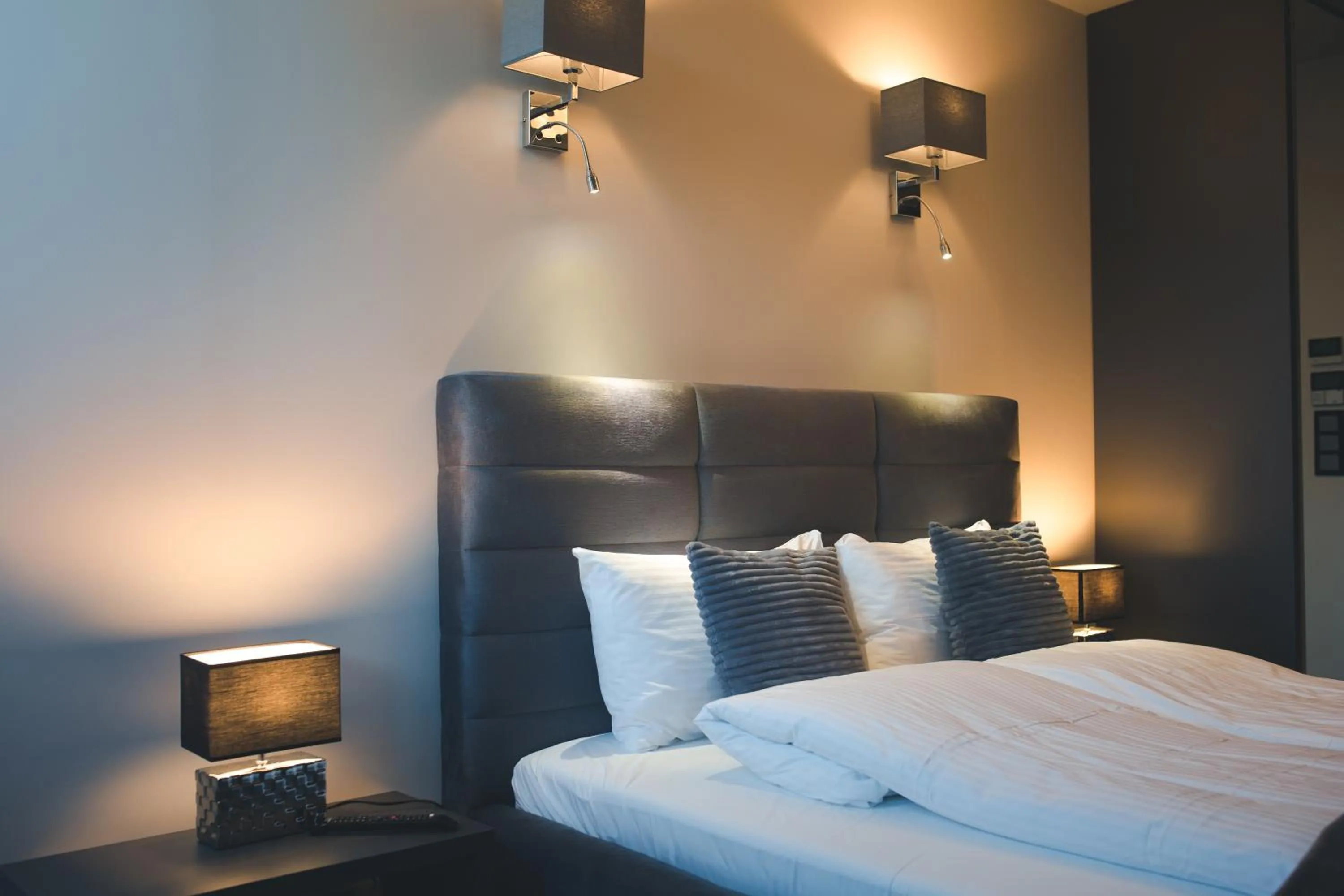 Bed in Aparthotel New Lux