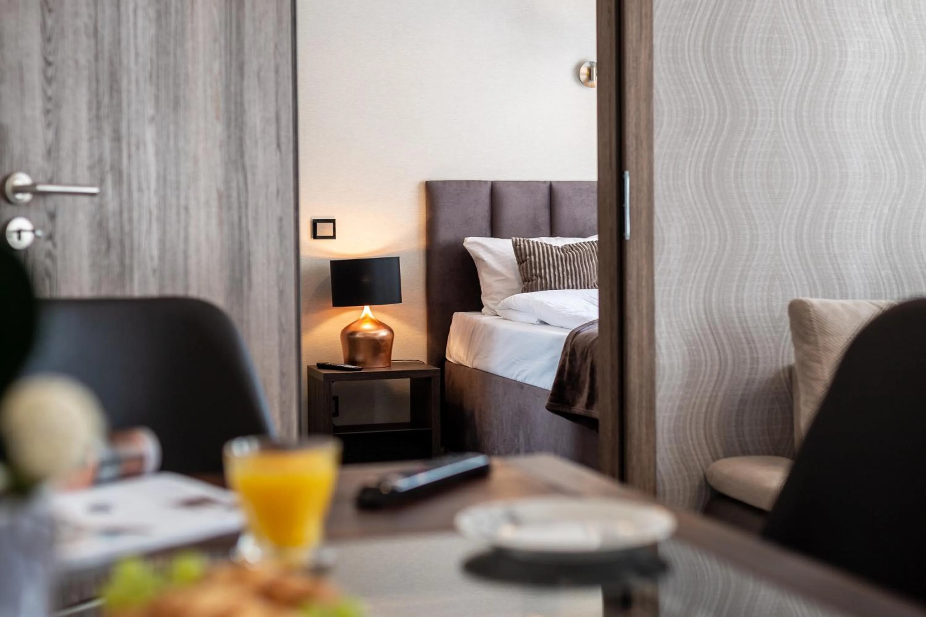 Bed in Aparthotel New Lux