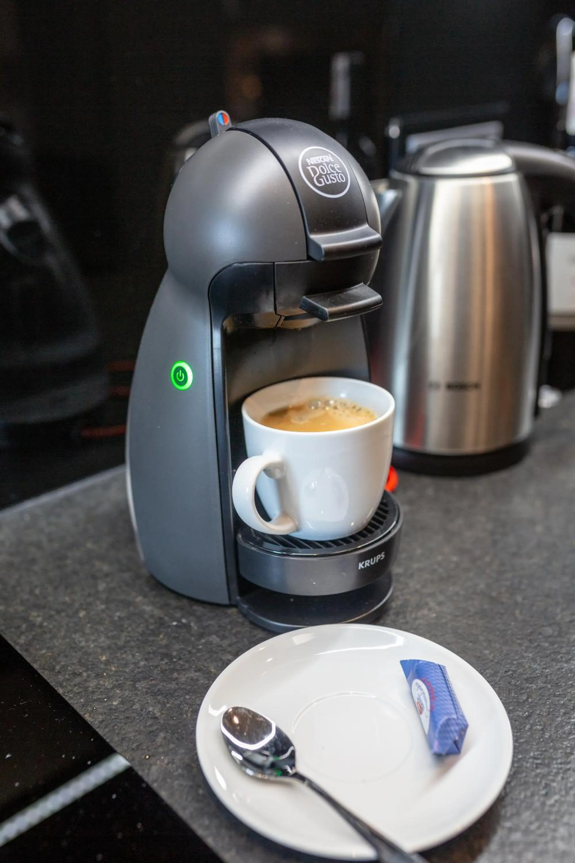 Coffee/tea facilities in Aparthotel New Lux