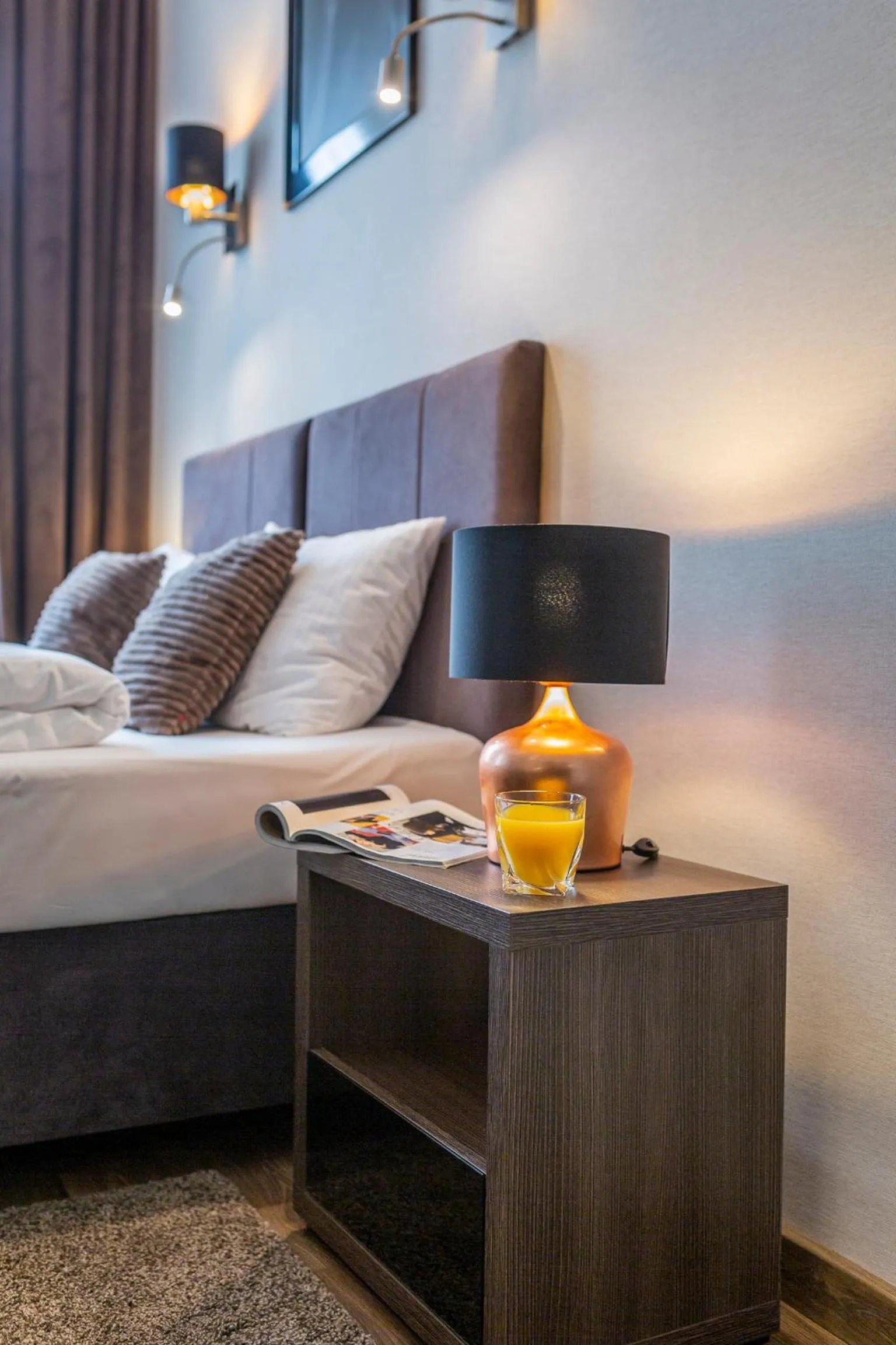 Bed in Aparthotel New Lux