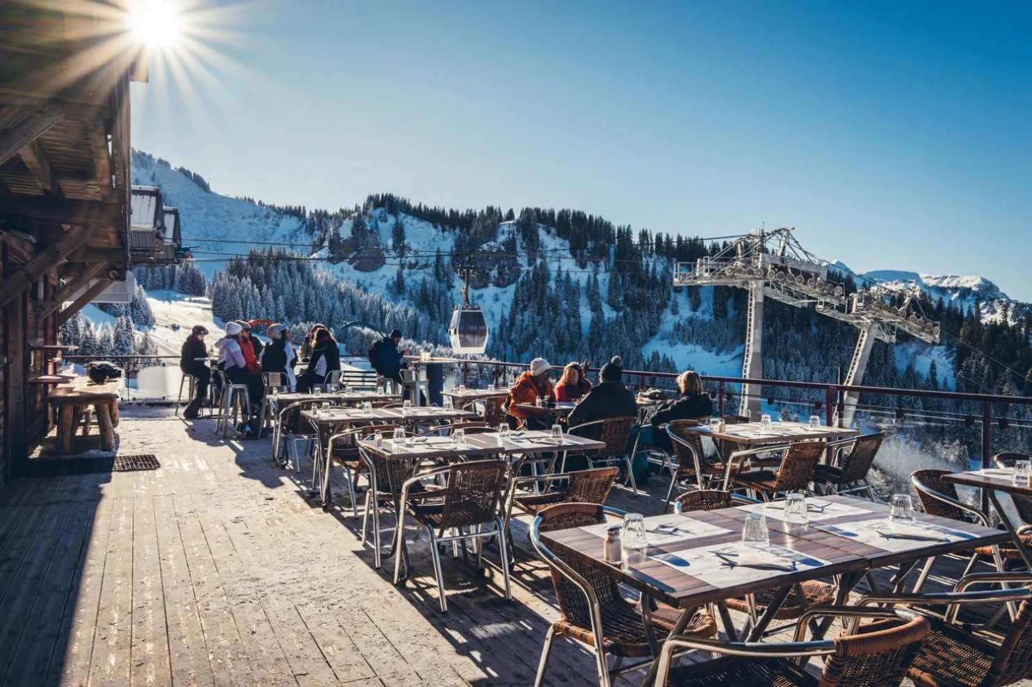 Balcony/Terrace in L'Escale (accès en télécabine)