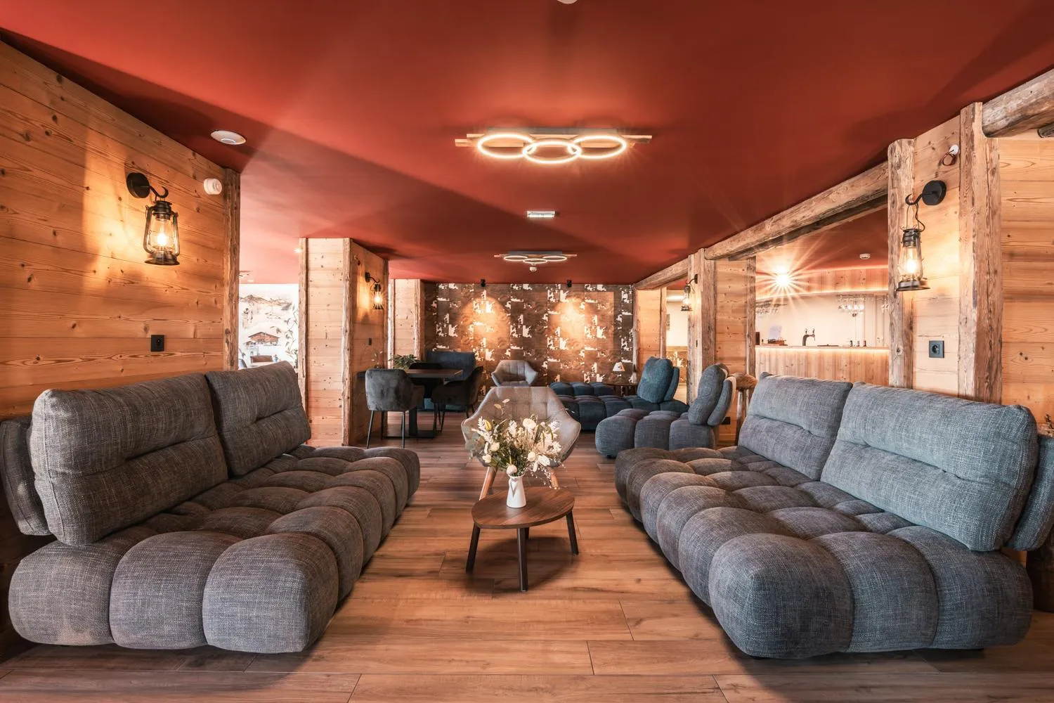 Lounge or bar in L'Escale (accès en télécabine)