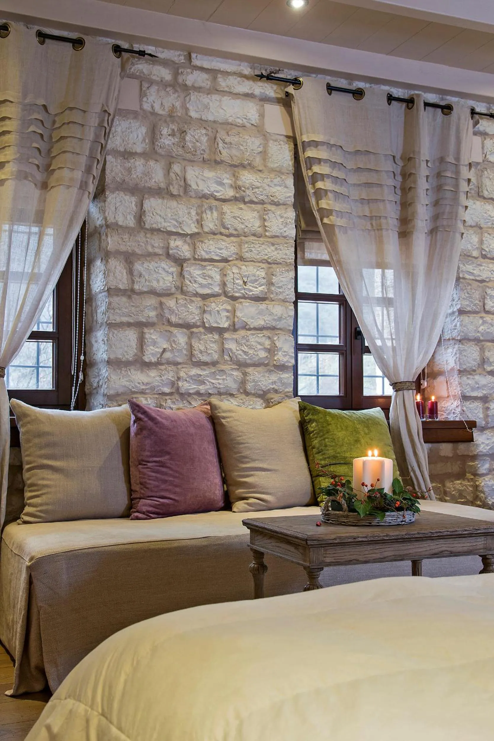 Decorative detail, Bed in Aberratio Boutique Hotel