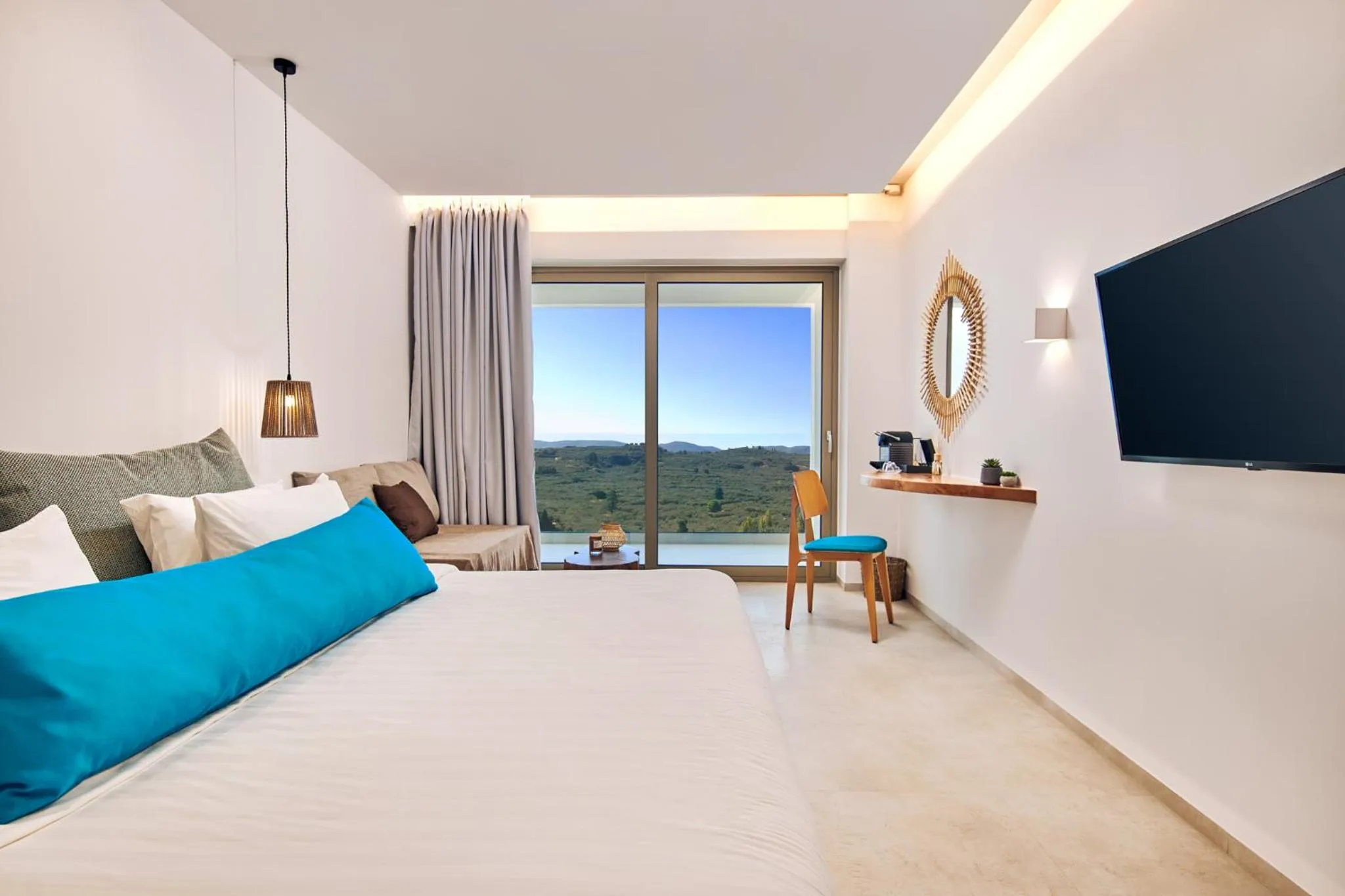 TV and multimedia, Bed in Tsamis Zante Suites