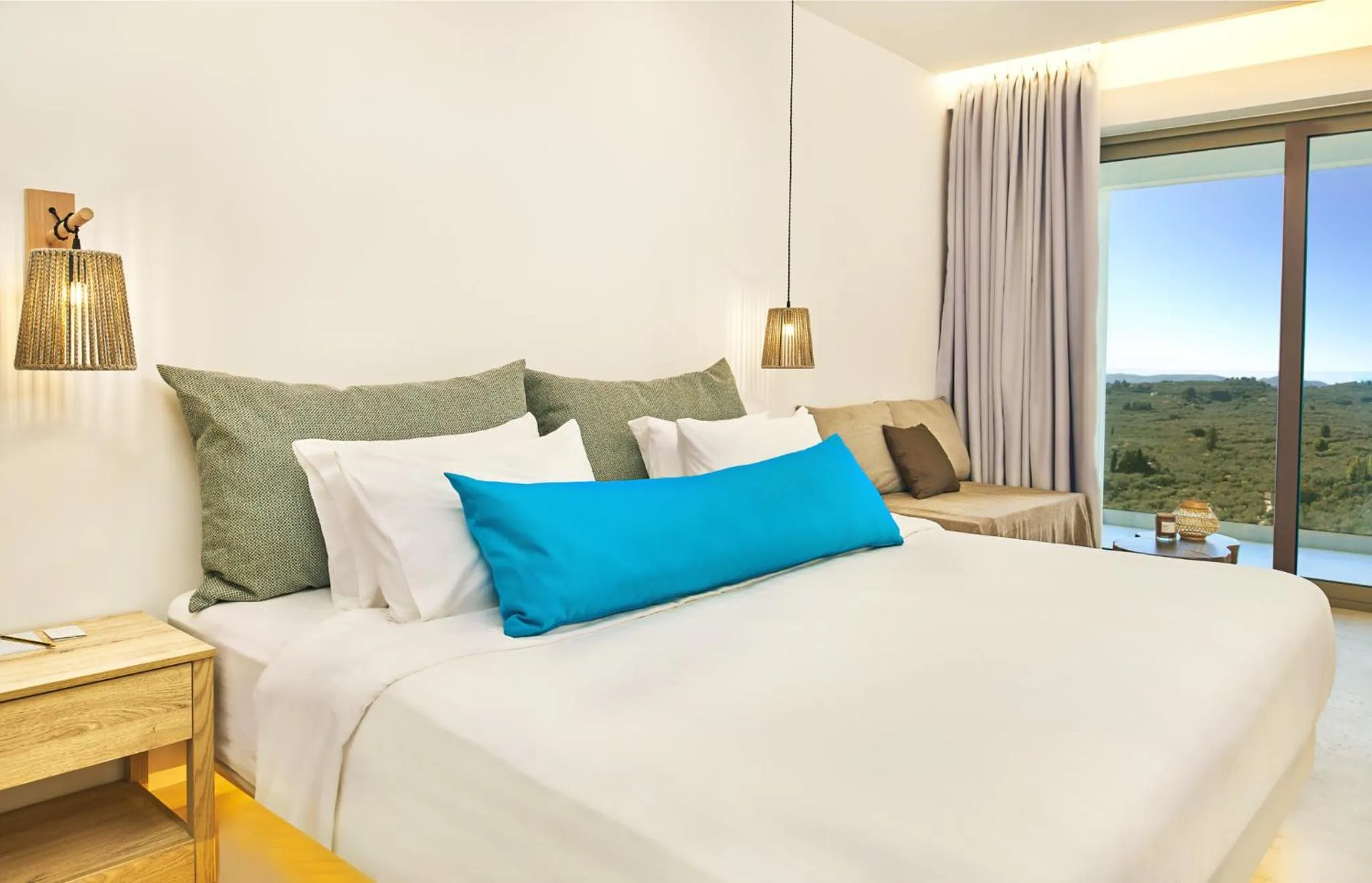 Bed in Tsamis Zante Suites