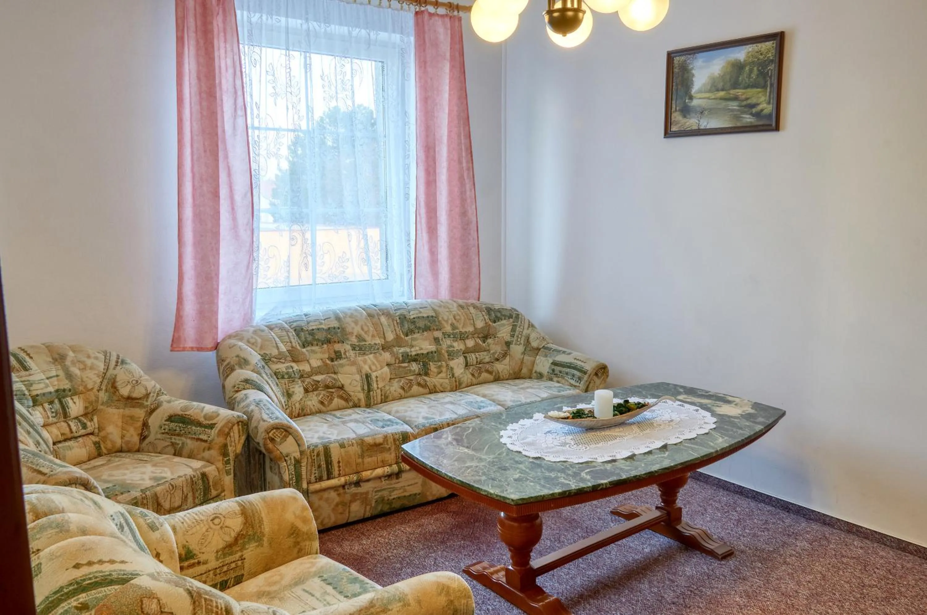 Seating area in Hotel Alf